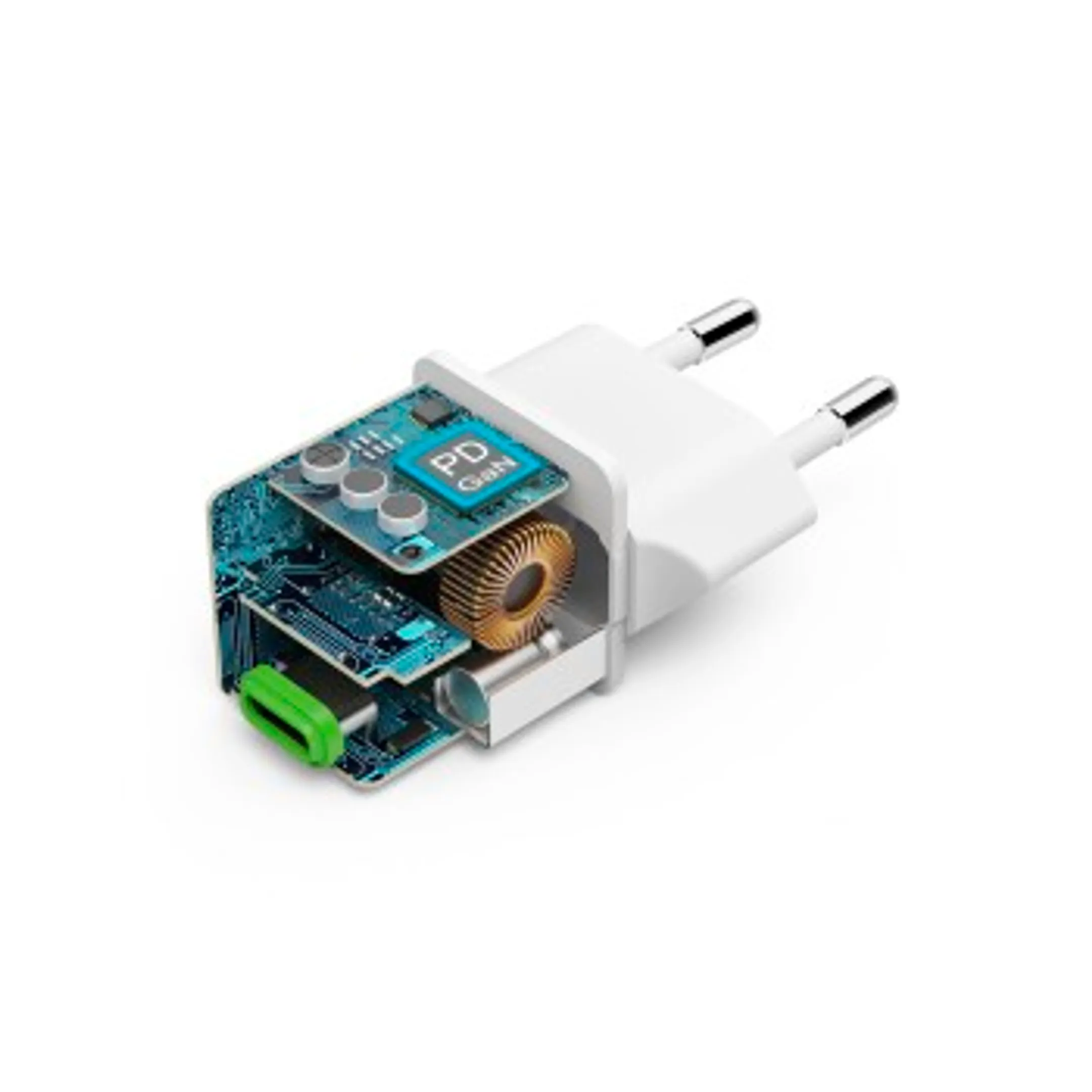 Hama Snellader, GaN, USB-C, Super-Mini-Charger, PD, 30 W, wit image