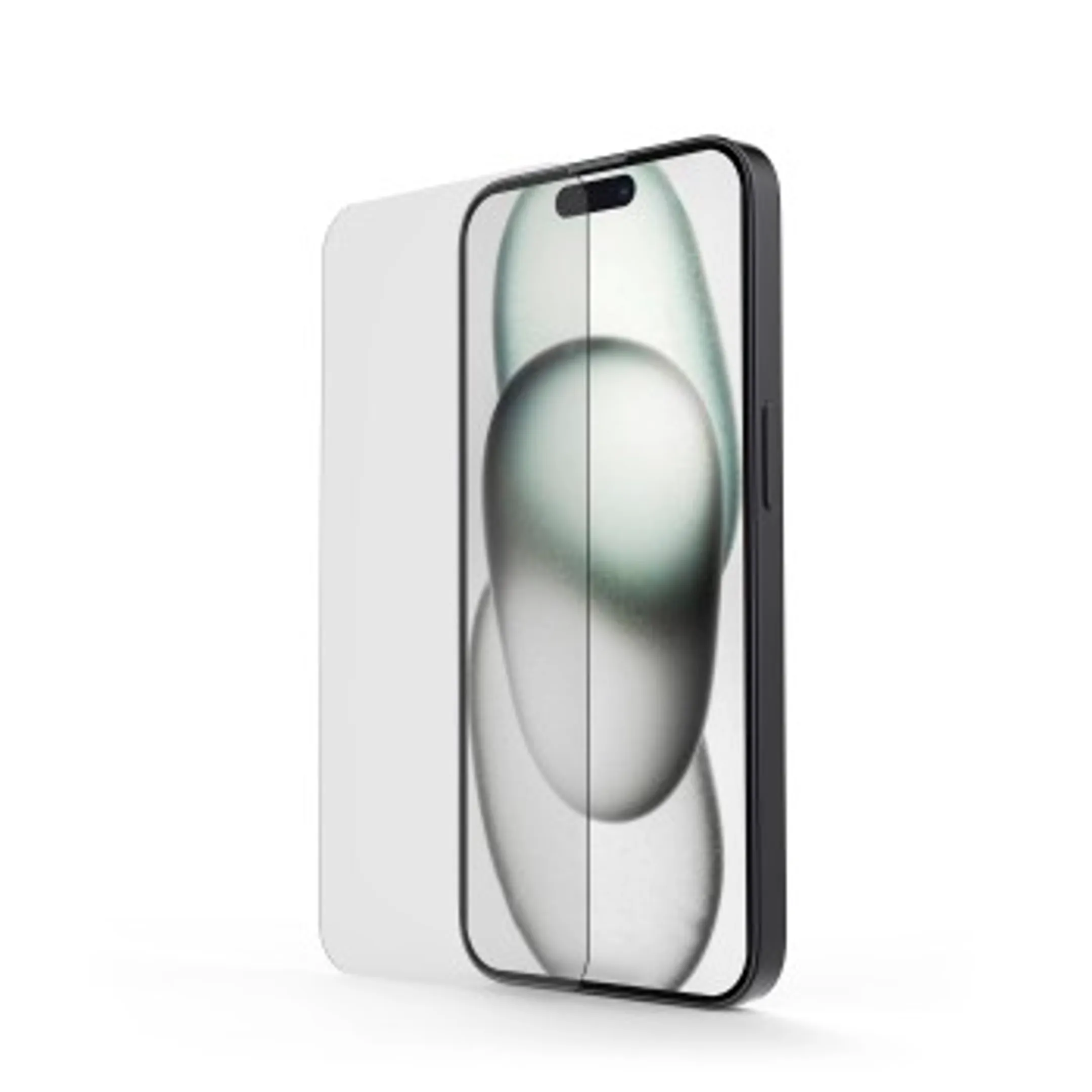 Verre de protection "Clear Protect" pr Apple iPhone 15, aide pose