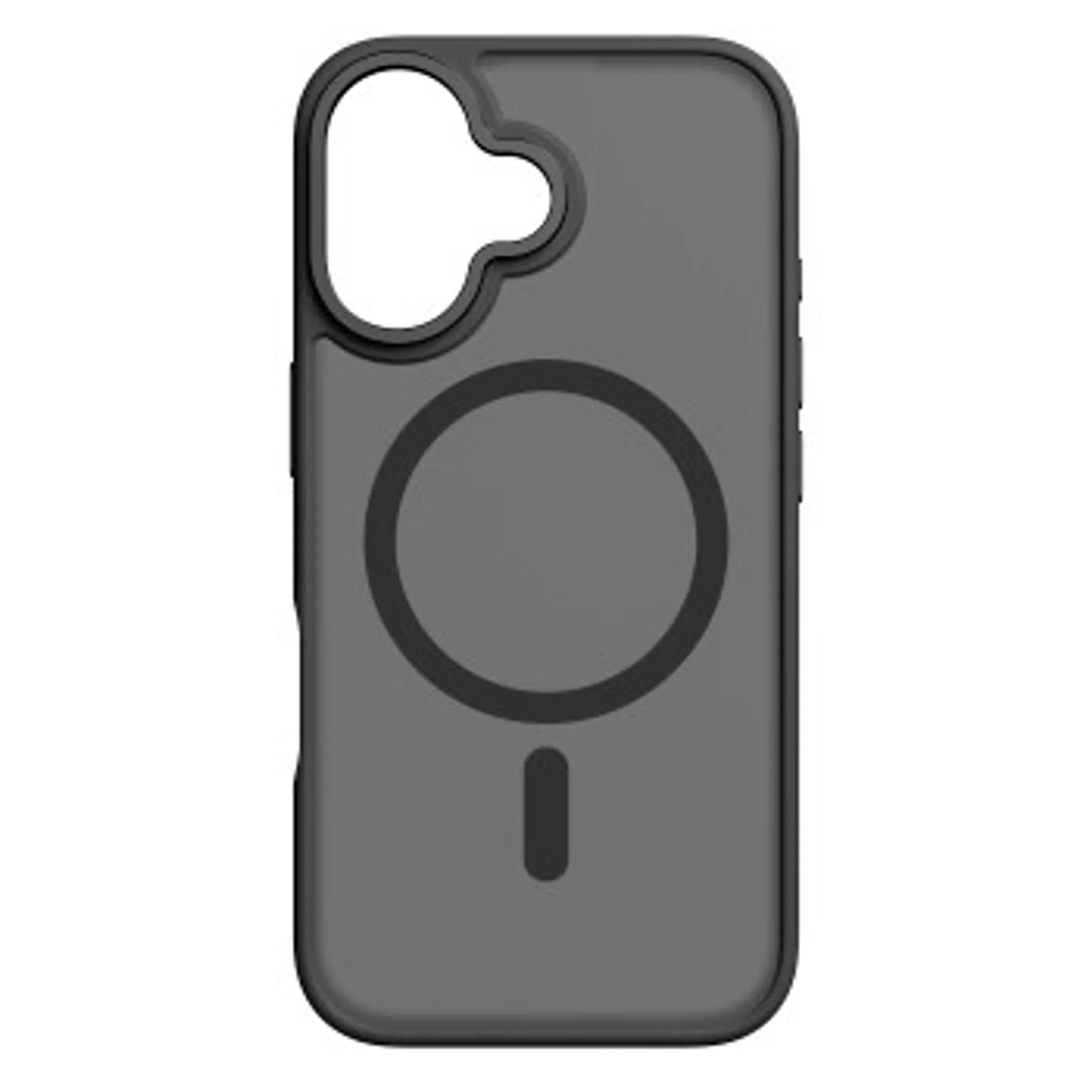 "Hybrid Cover voor iPhone 16, zwart "