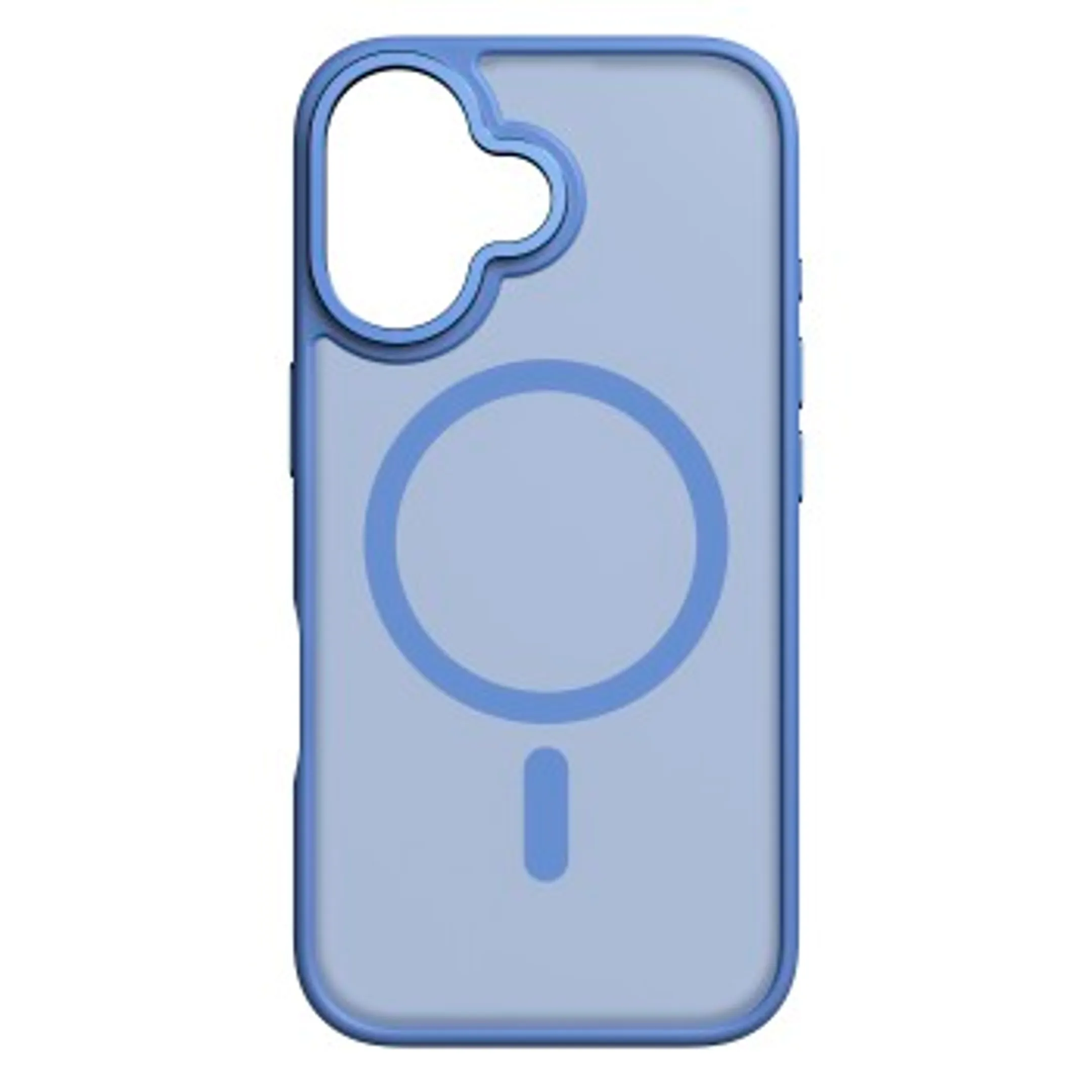 "Hybrid Cover voor iPhone 16, blauw "