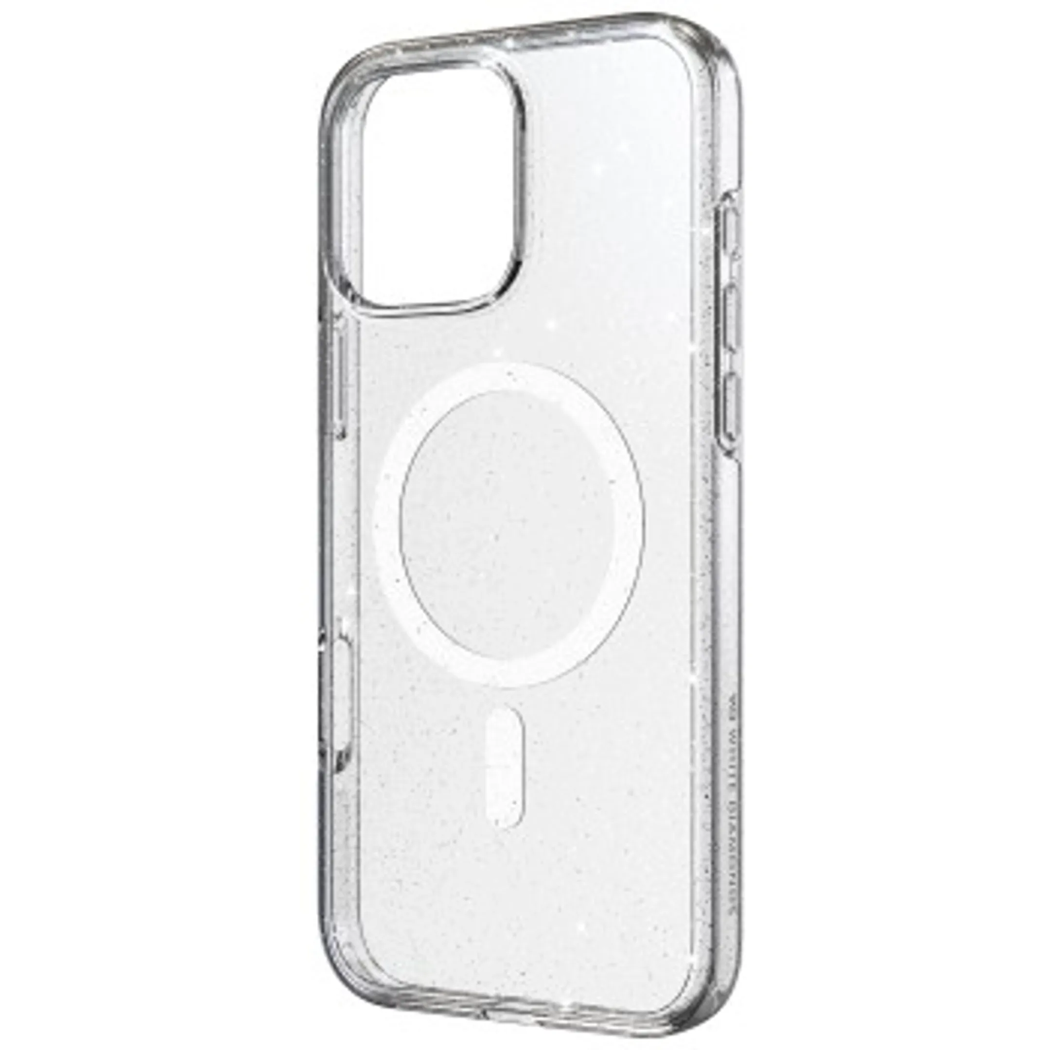 White Diamonds "Mag Glitter Cover voor iPhone 16 Pro Max, transparant " image