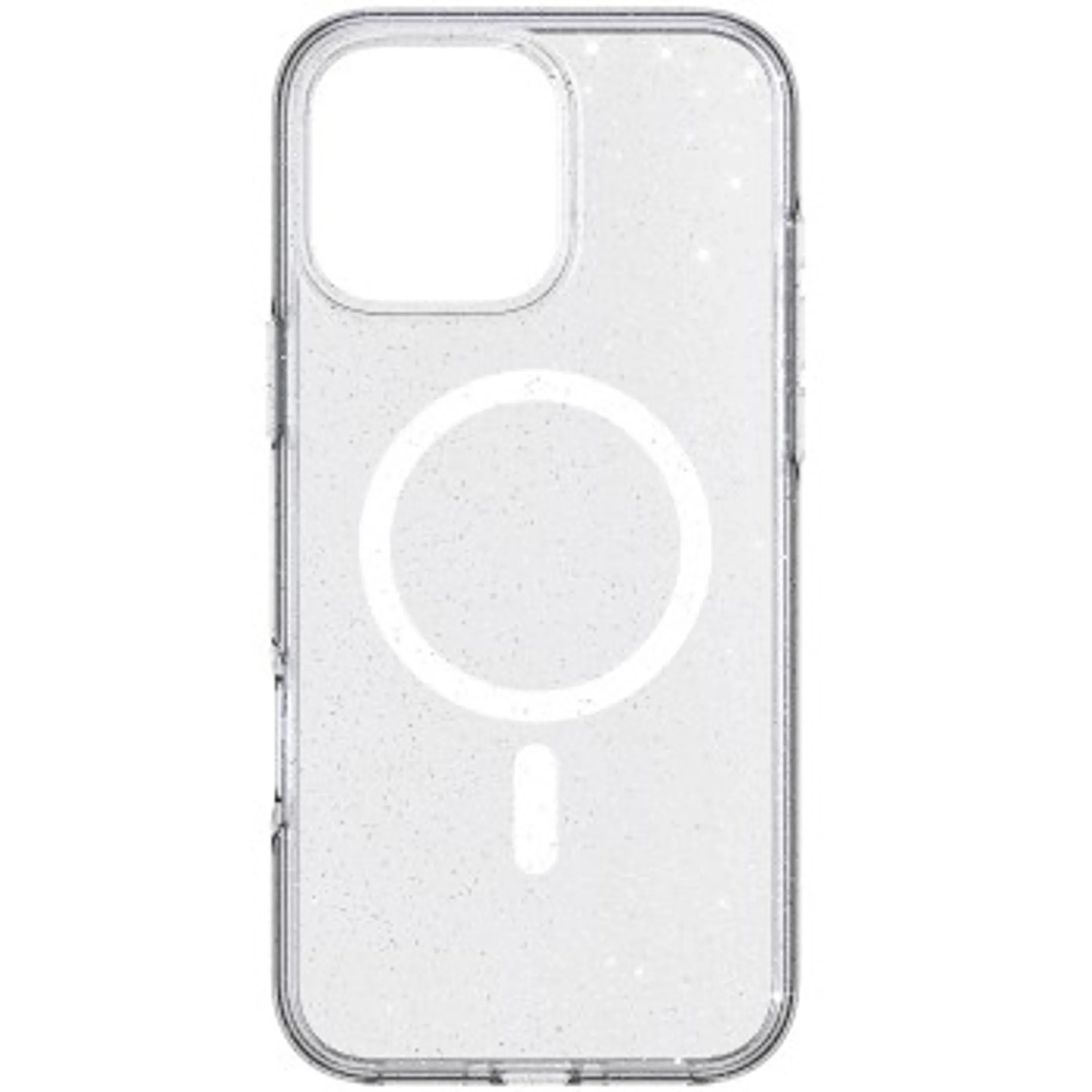 "Mag Glitter Cover voor iPhone 16 Pro Max, transparant "