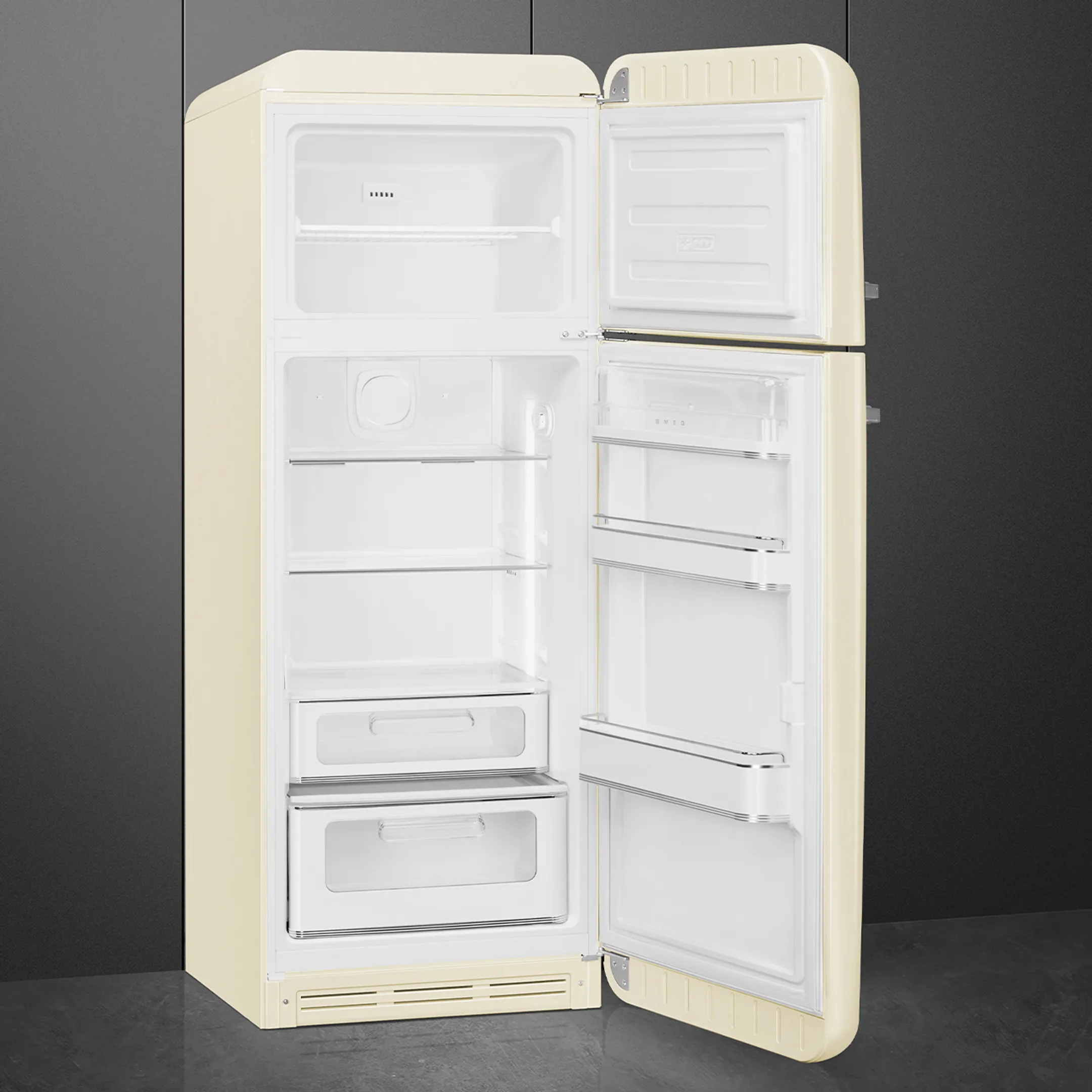 Smeg Koelkast met diepvries FAB30RCR6 Crème image