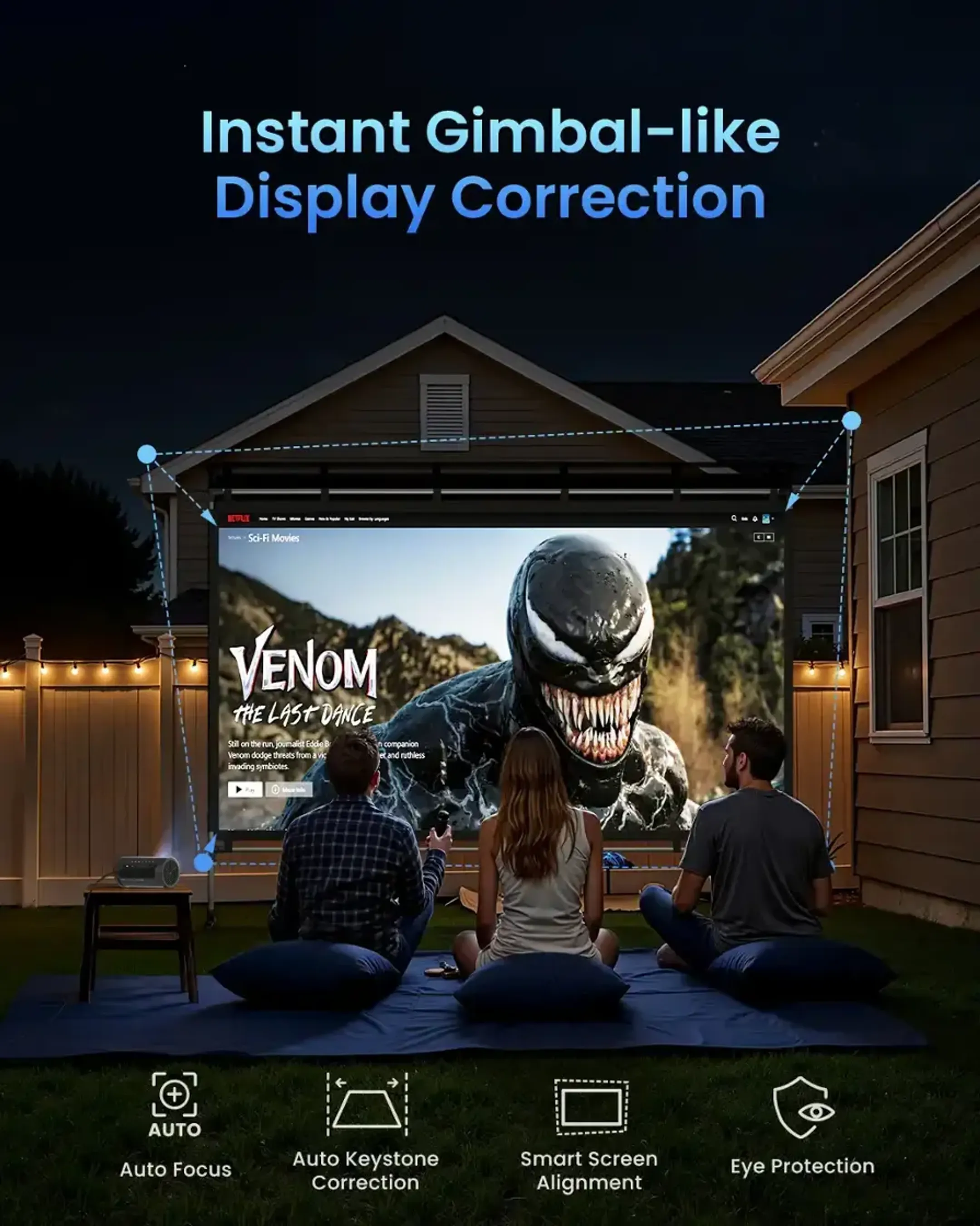 JMGO 1080P Portable Projector N1S nano - Zwart image