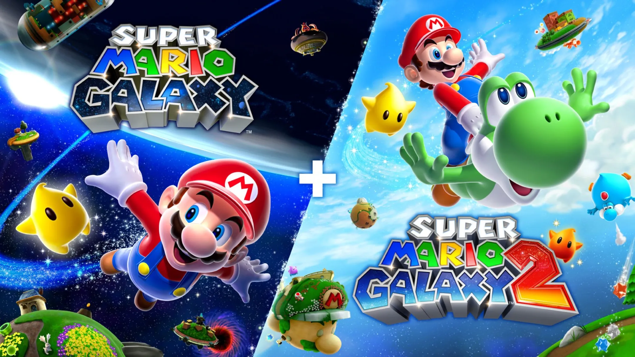 Nintendo Super Mario Galaxy + Super Mario Galaxy 2 image