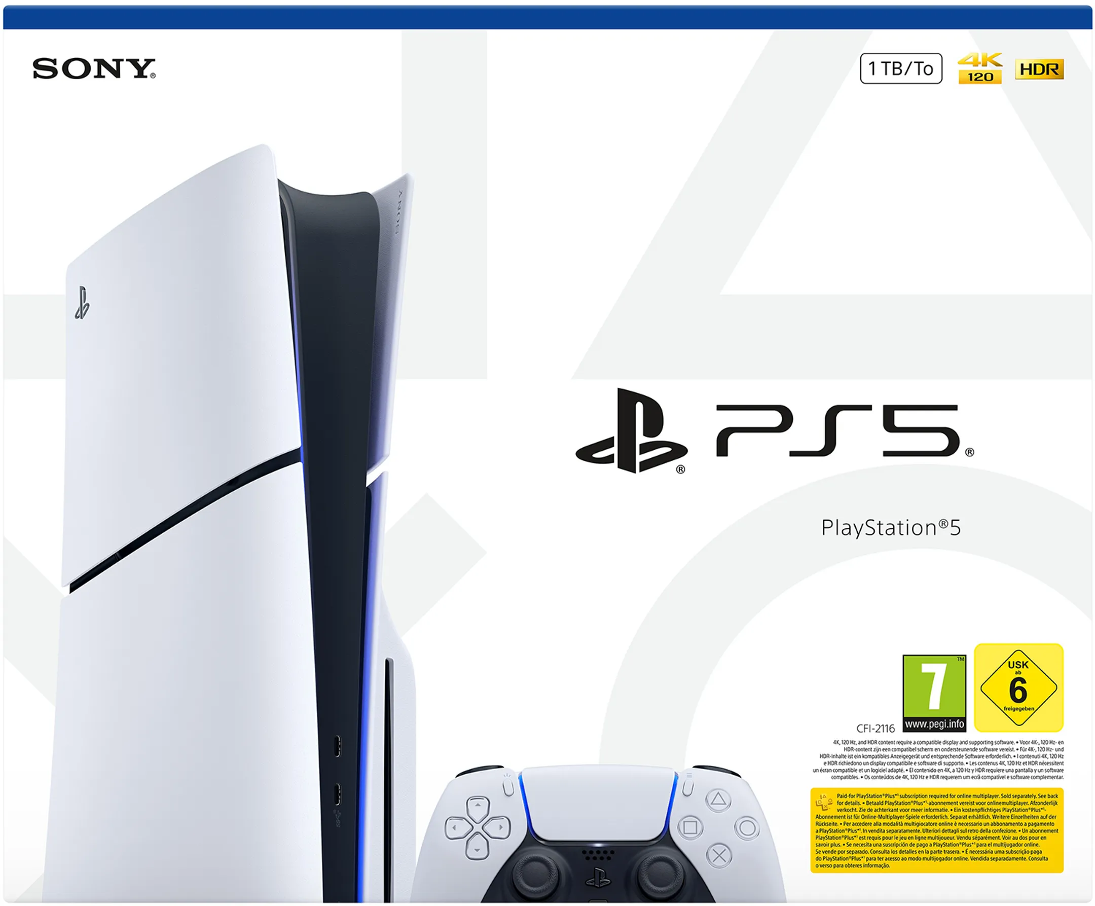 Sony PlayStation 5 Slim Disc - 1TB image