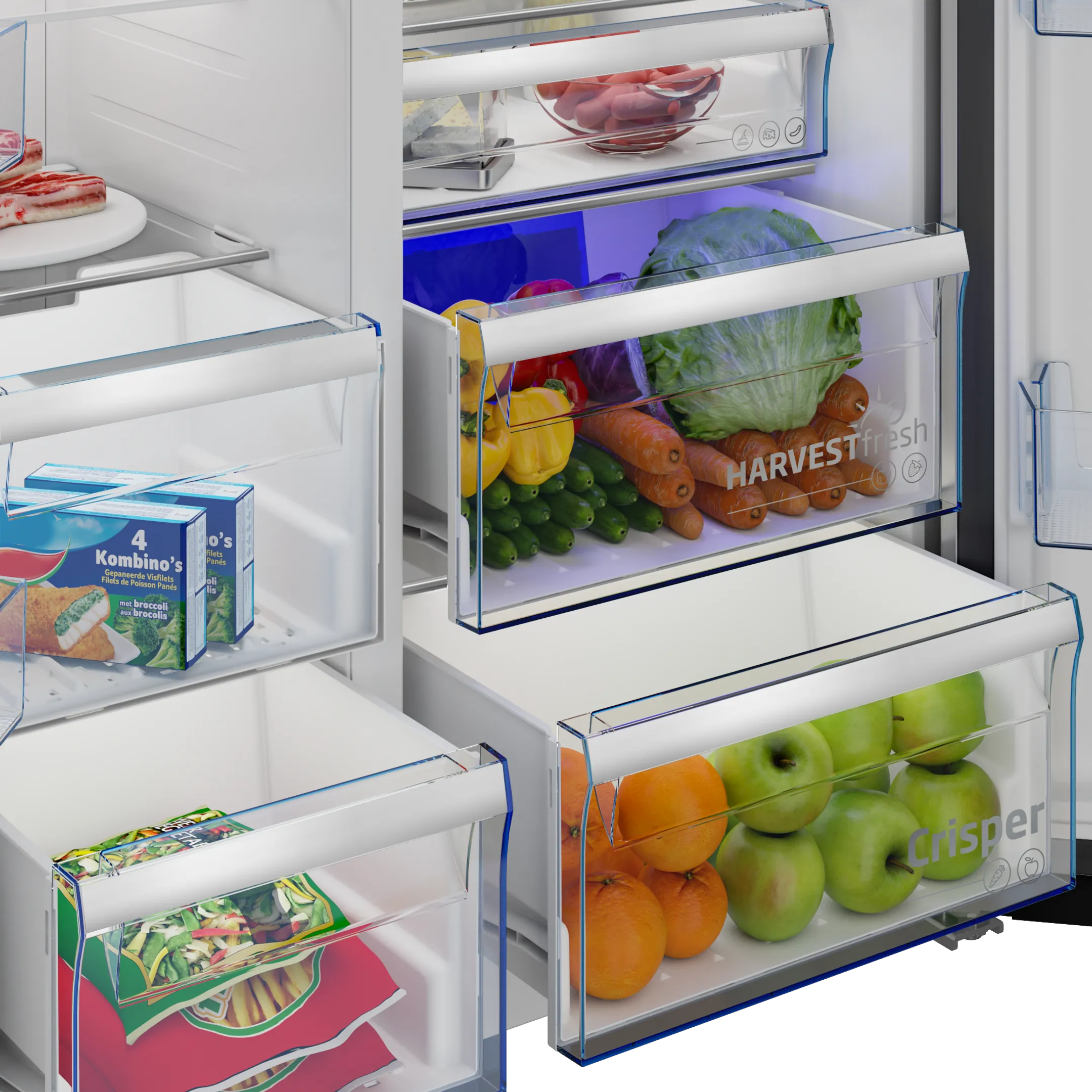 Beko Amerikaanse koelkast GN163241XBRN image