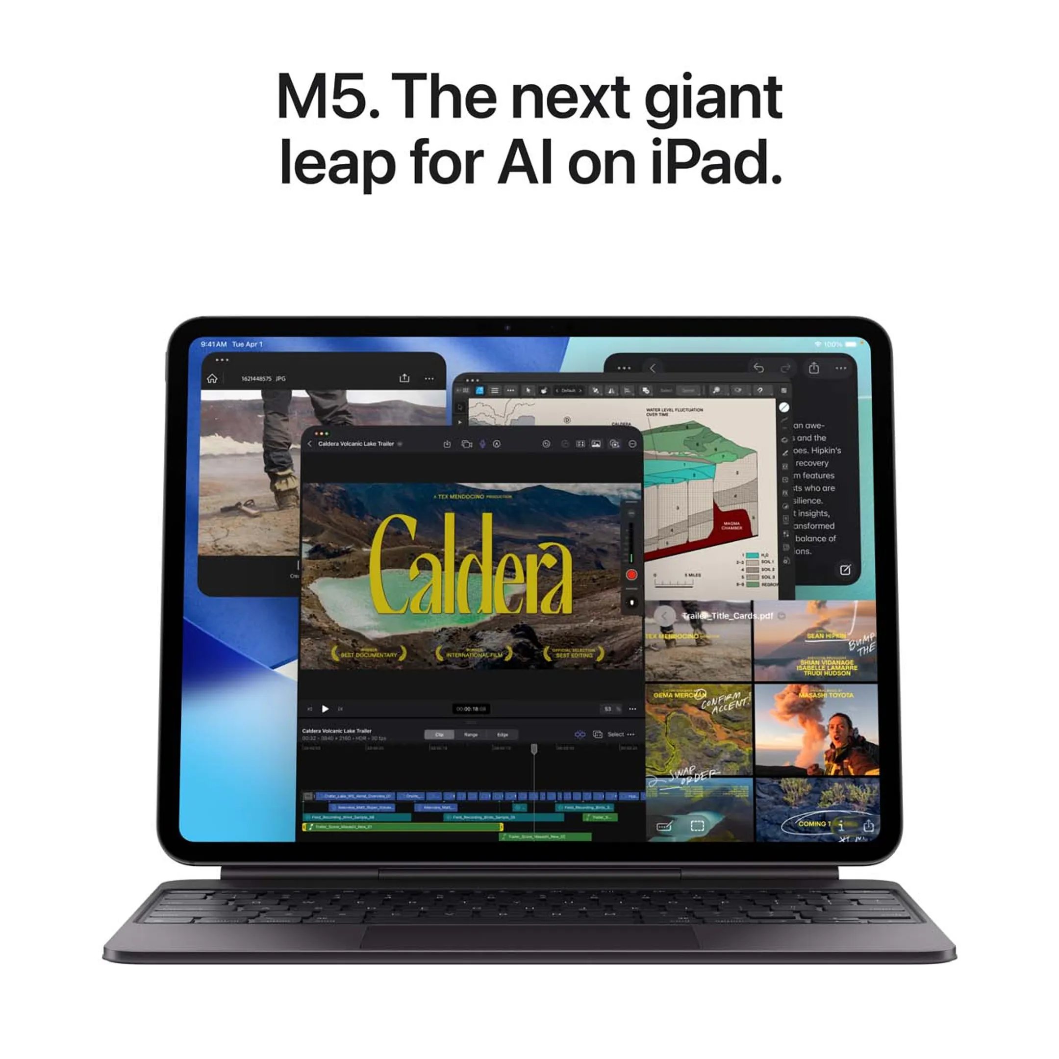 Apple iPad Pro 11" M5 1TB Wifi Spacezwart image