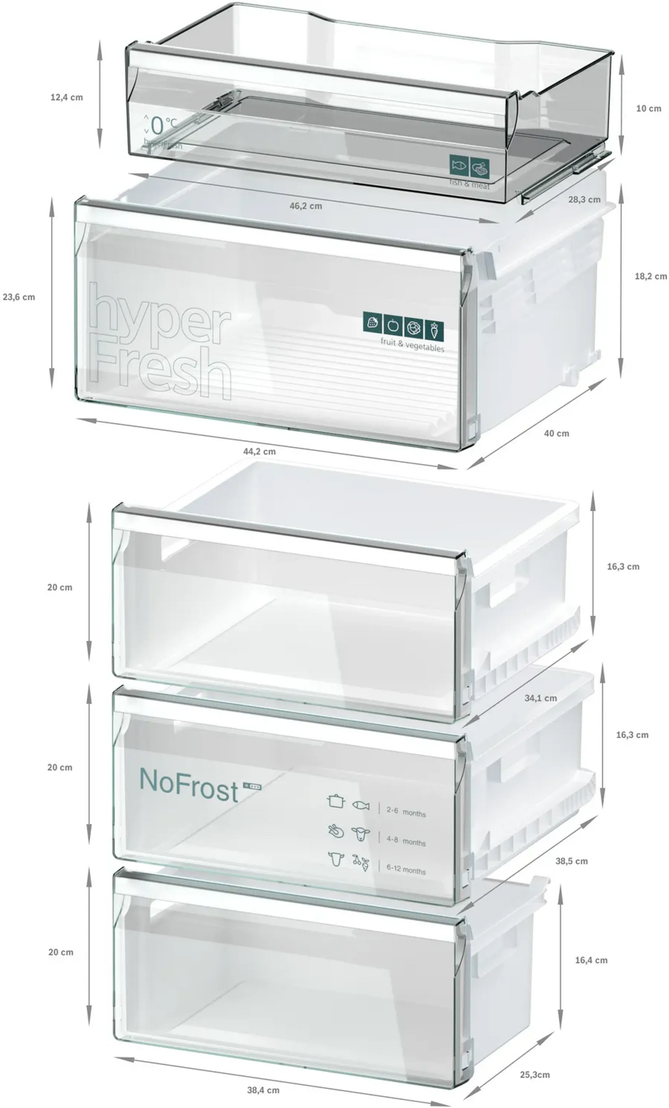 Siemens Combi frigo congélateur KG36NVIAG image