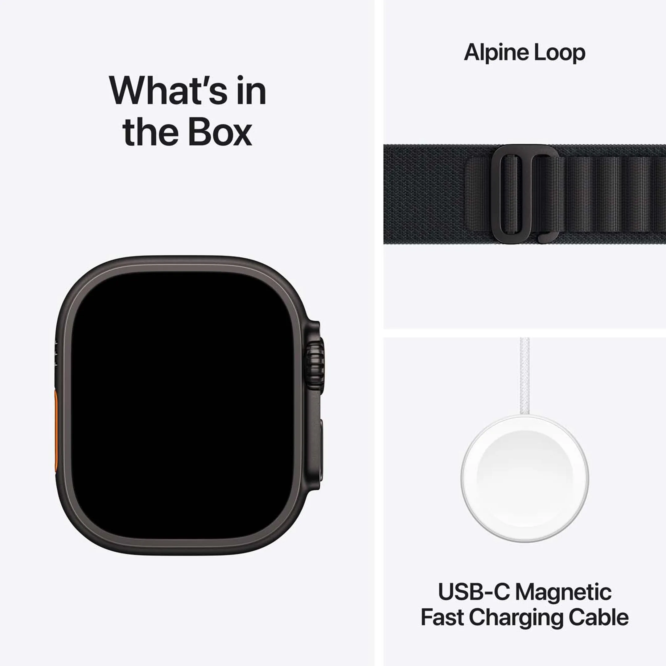 Apple Watch Ultra 3 GPS + Cellular 49mm Black Titanium - Alpine Loop (S) image