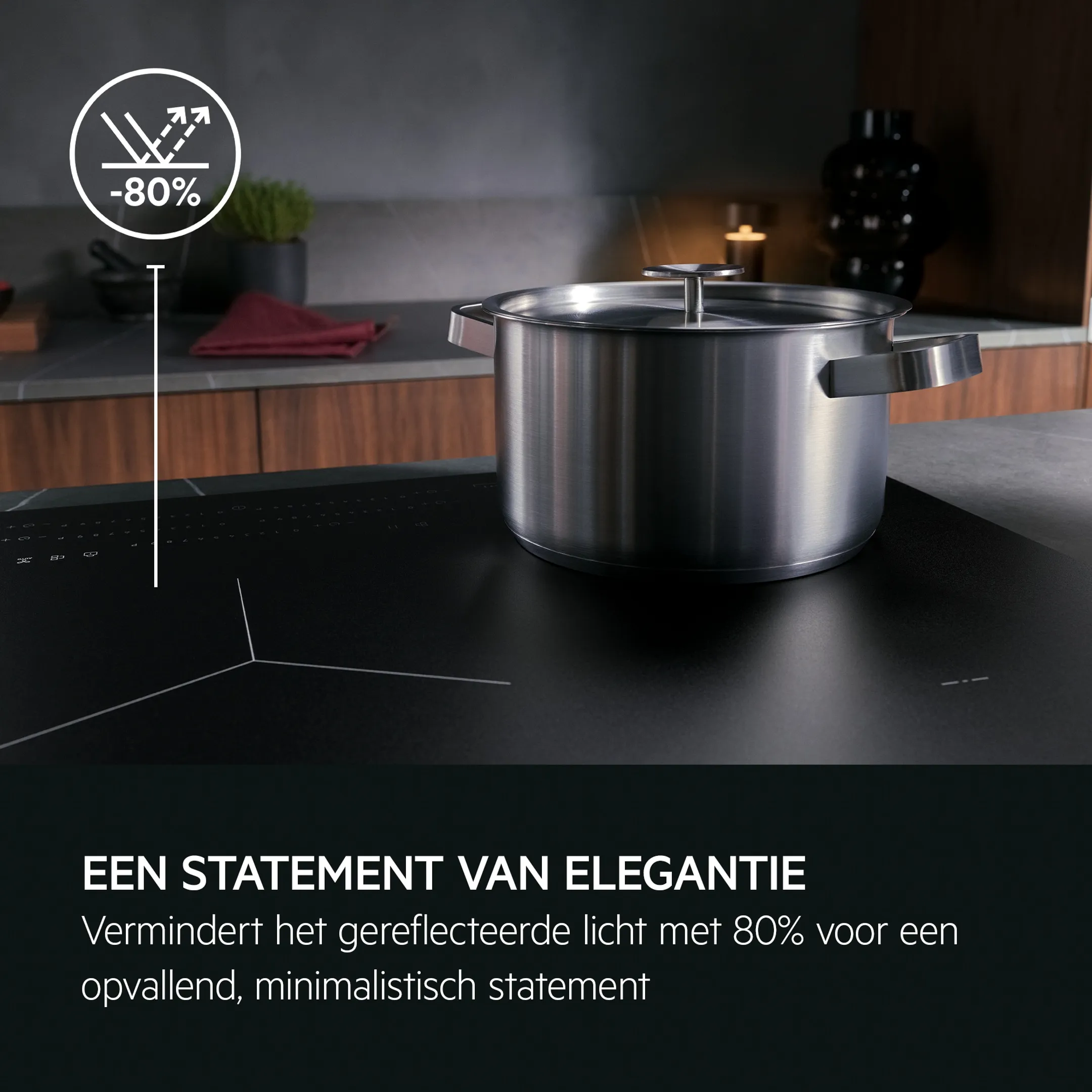 AEG Inductiekookplaat TII84B0FFZ SaphirMatt® 80 cm image