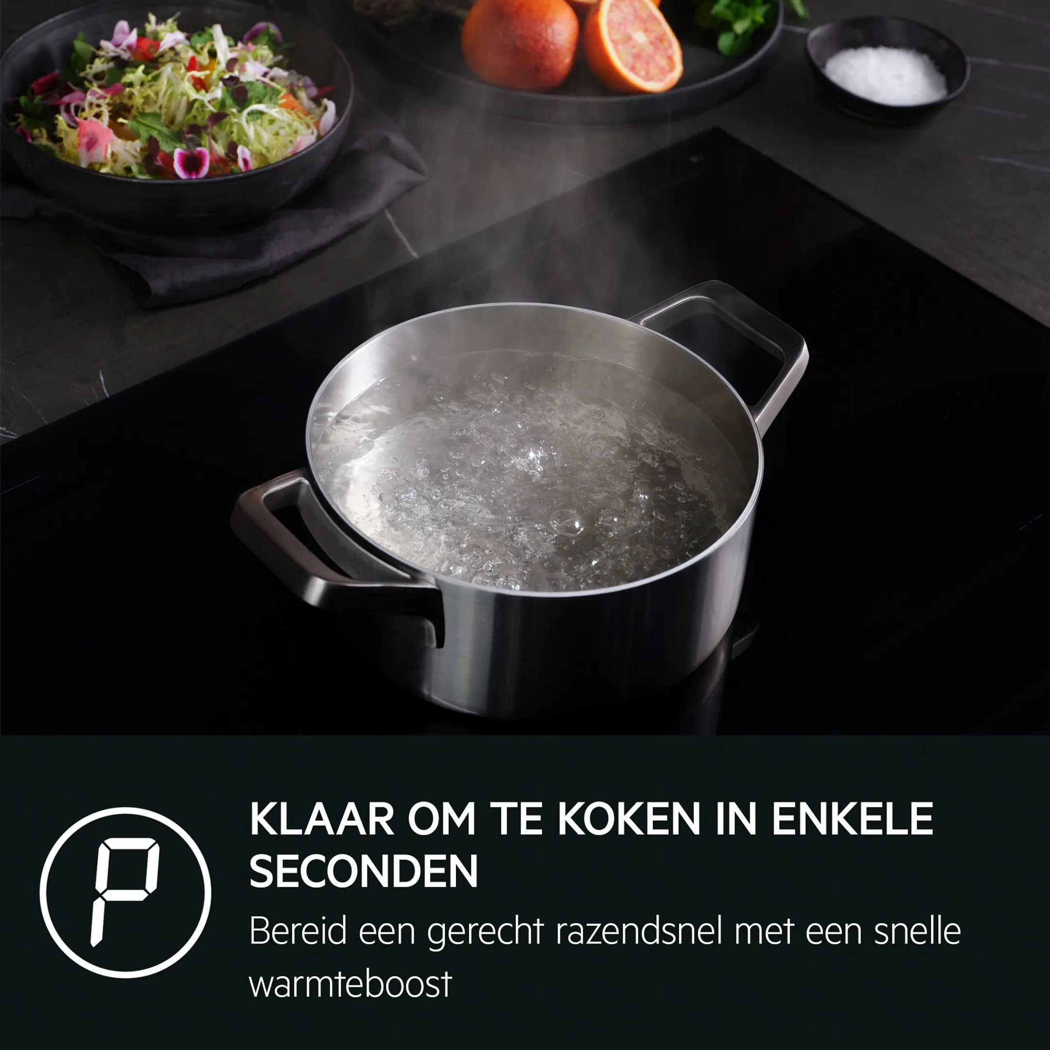 AEG Inductiekookplaat TII84B0FFZ SaphirMatt® 80 cm image