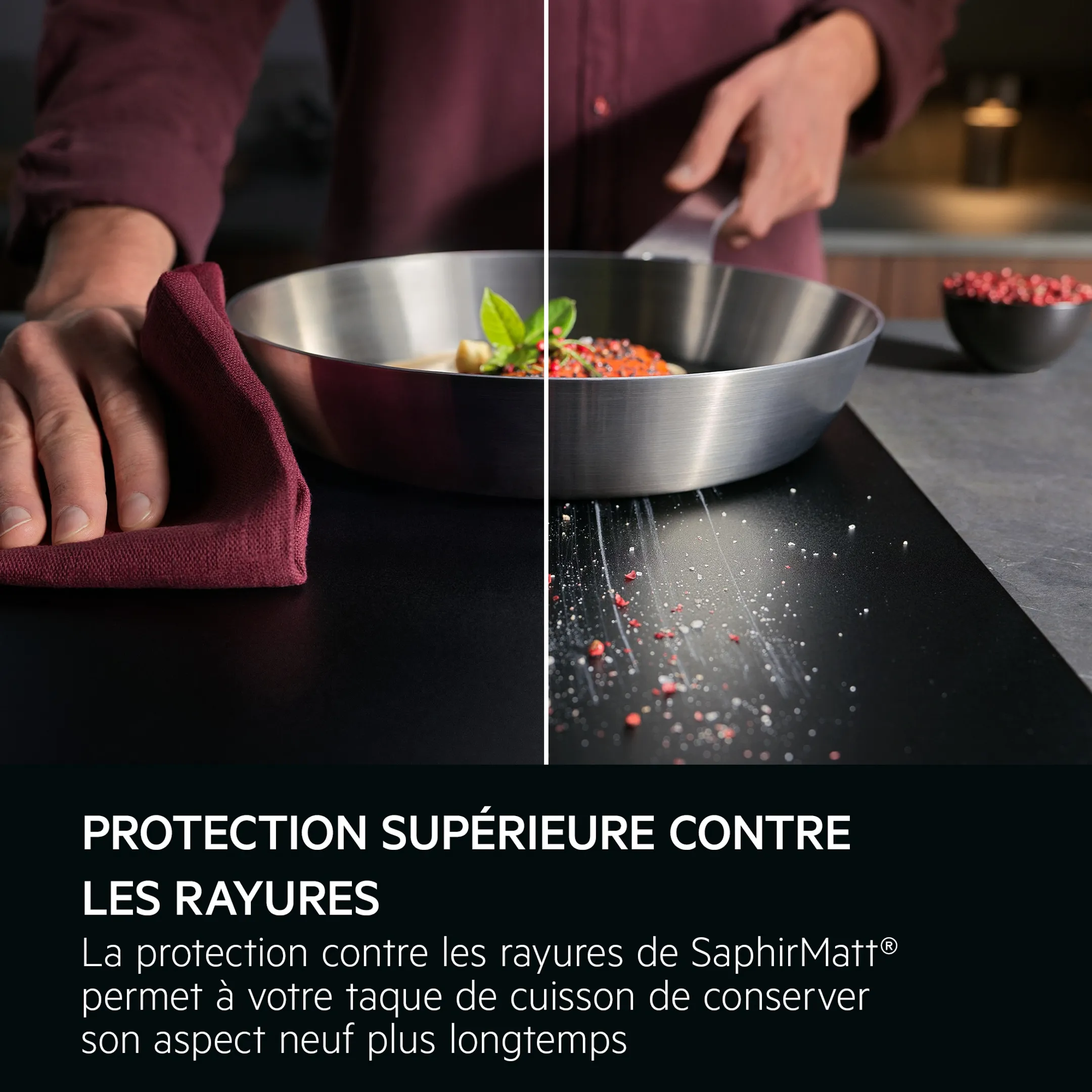 AEG Taque induction TII84B0FFZ SaphirMatt® 80 cm image