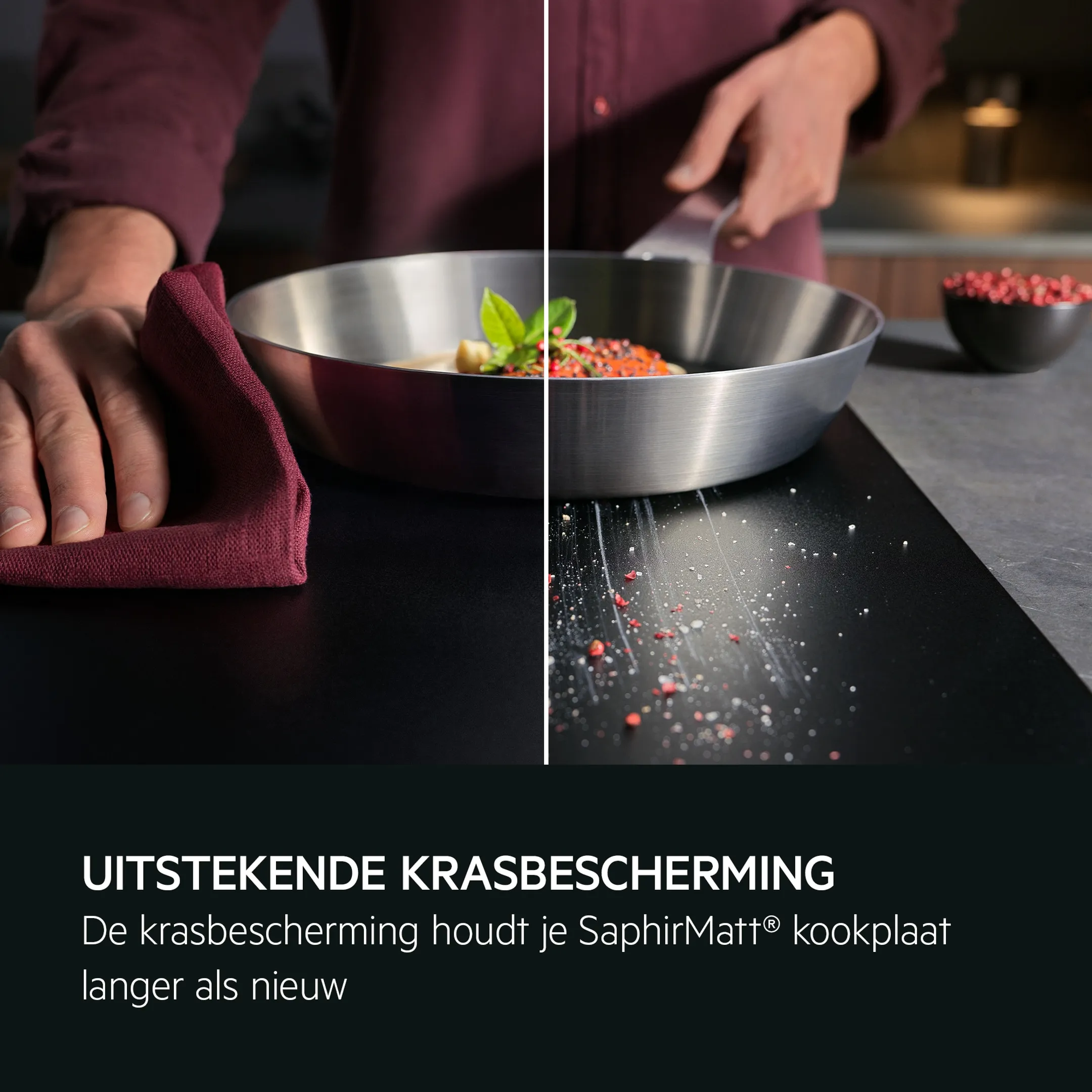 AEG Inductiekookplaat TII84B0FFZ SaphirMatt® 80 cm image