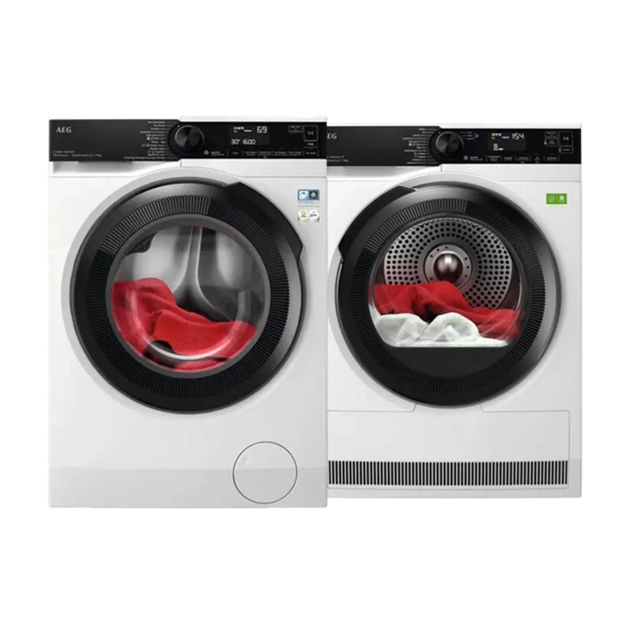 AEG Bundel - Wasmachine LR76U964 ProSteam + Droogkast TR88BHDC AbsoluteCare® image