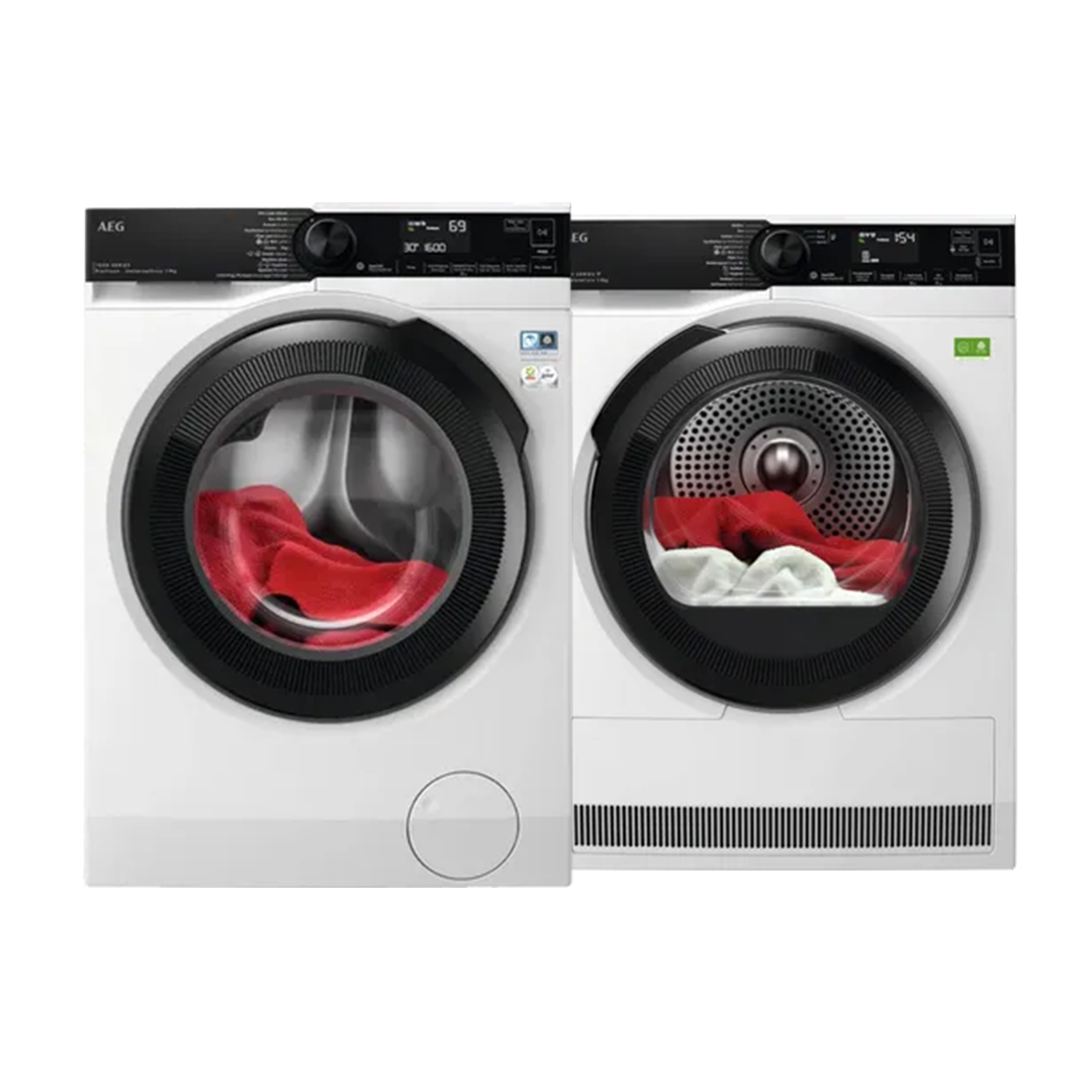 AEG Bundel - Wasmachine LR76U964 ProSteam + Droogkast TR88BHDC AbsoluteCare®
