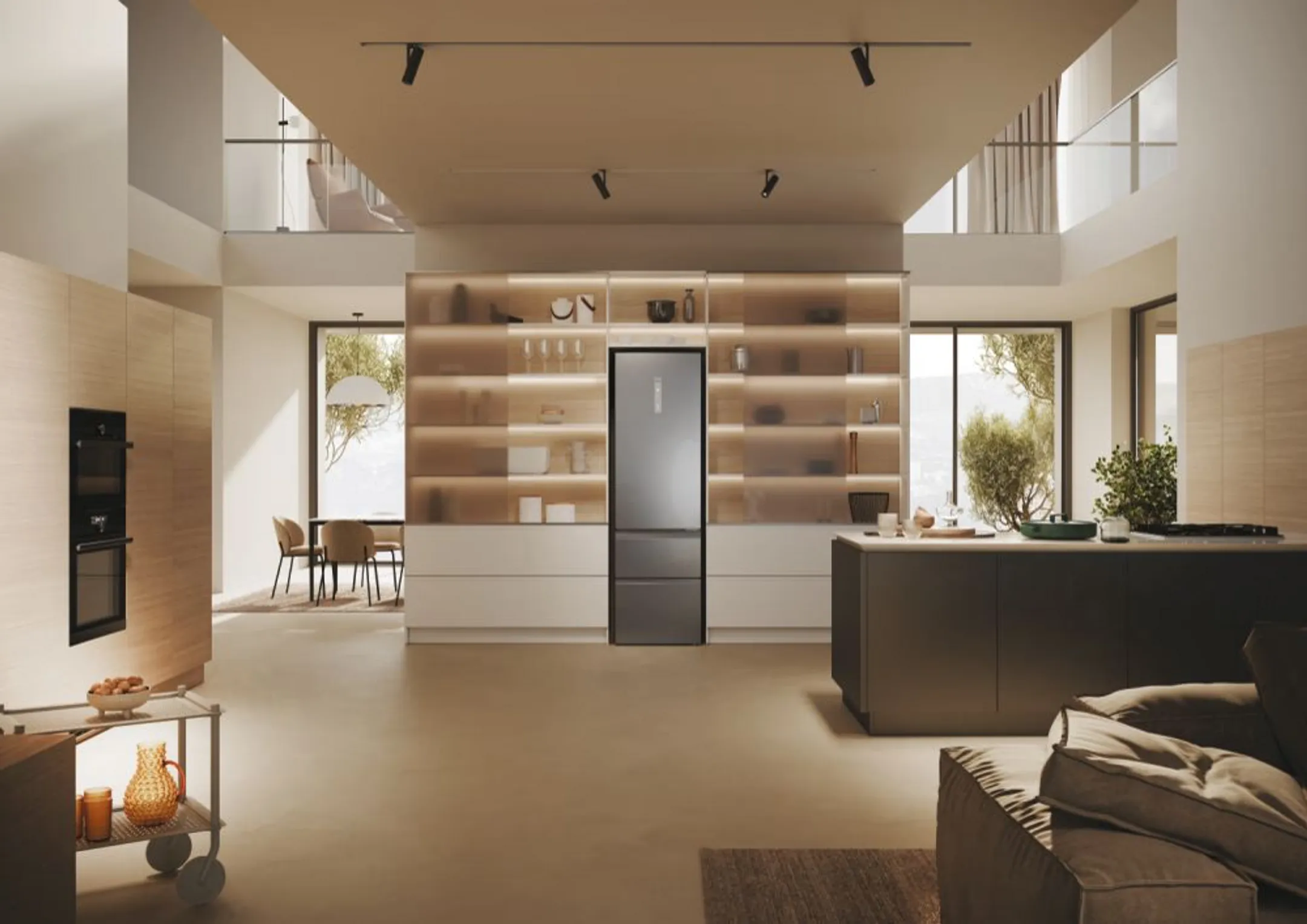 Haier Koelkast met diepvries HTW5620CNMG image