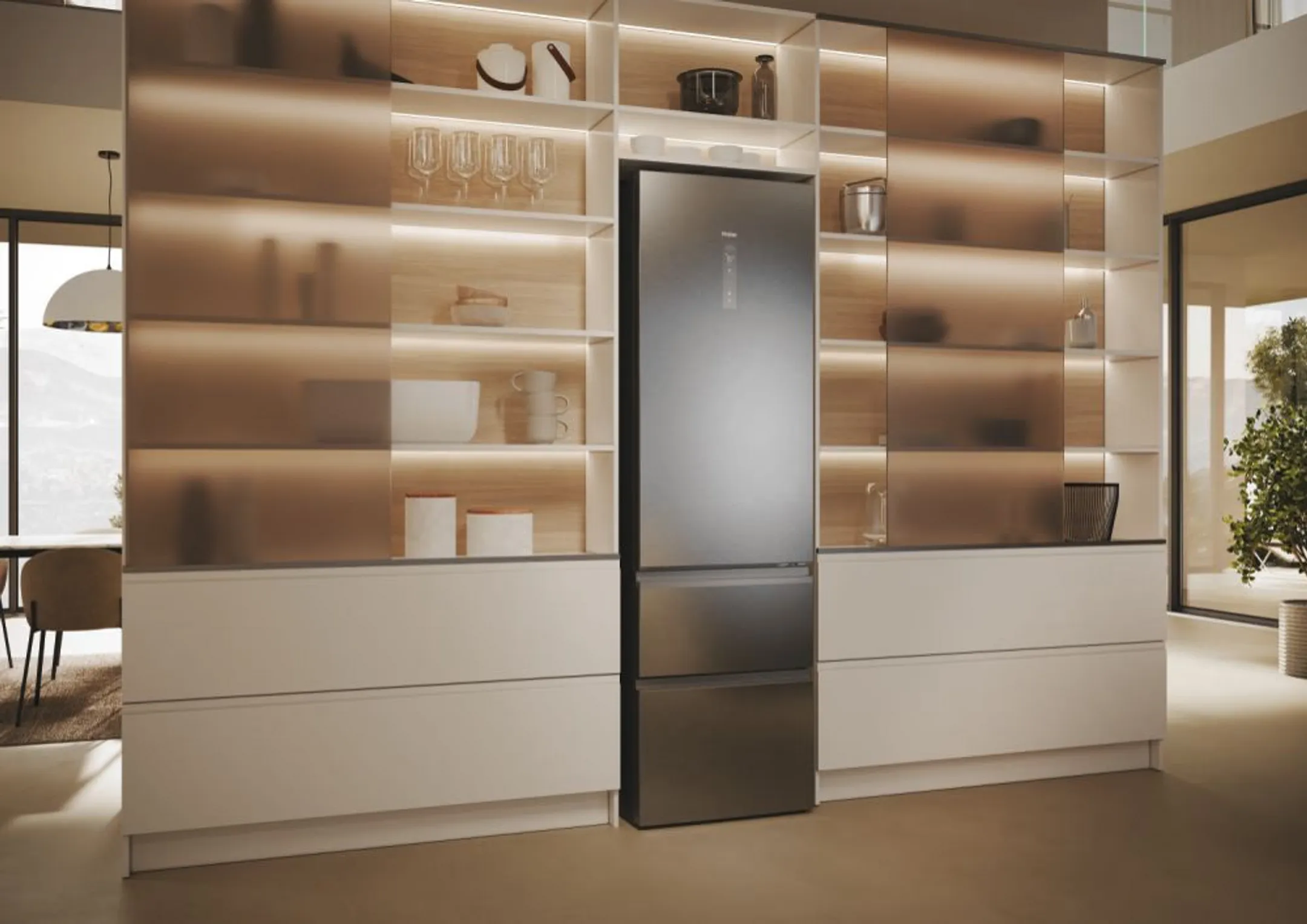 Haier Koelkast met diepvries HTW5620CNMG image