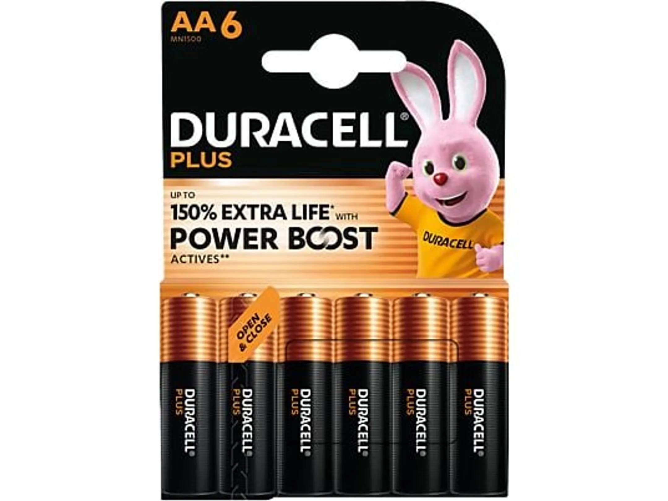 Duracell BST AA alkalinebatterijen - 6 stuks image