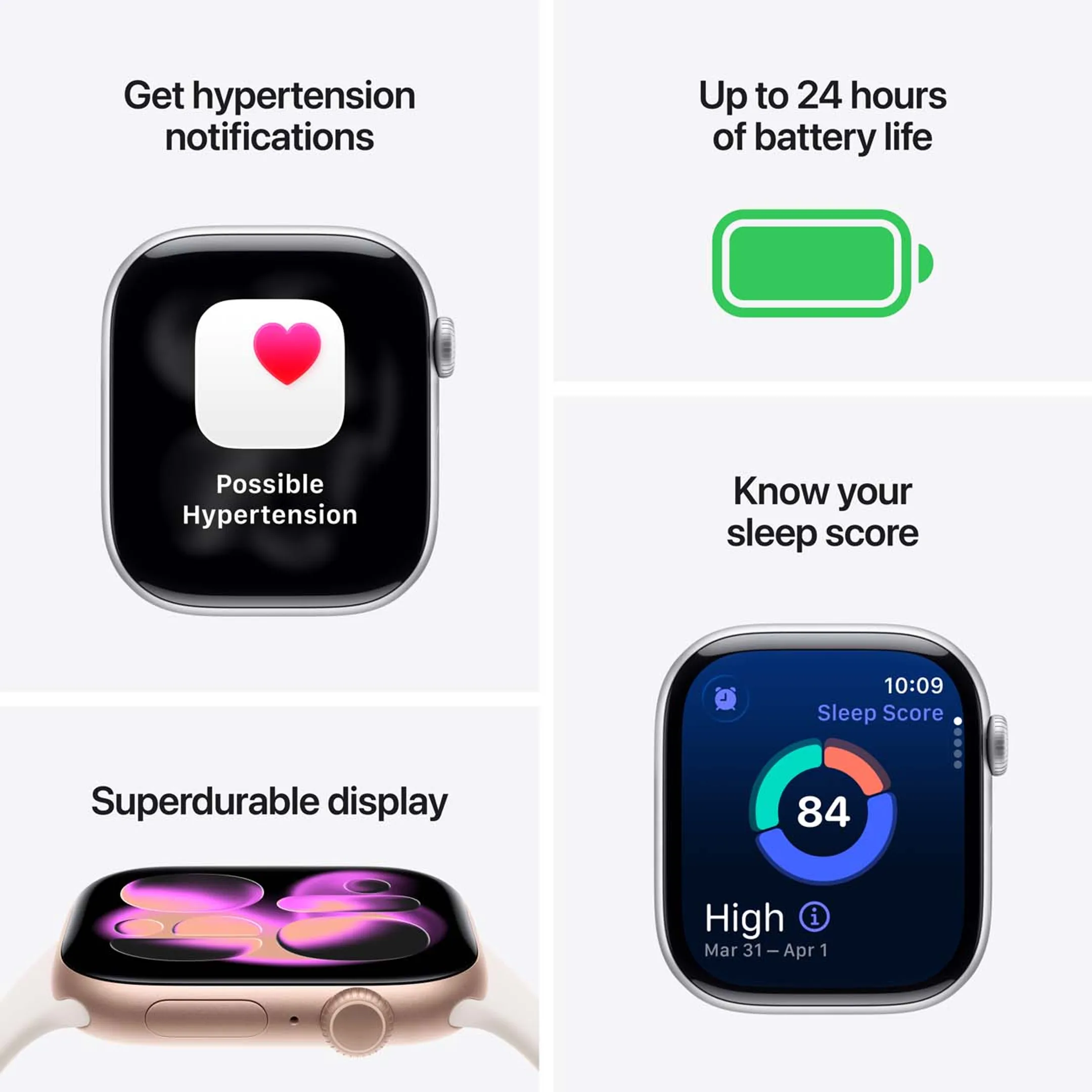 Apple Watch Series 11 GPS - 42mm Rose Gold Aluminium - Sport Band (S/M) image