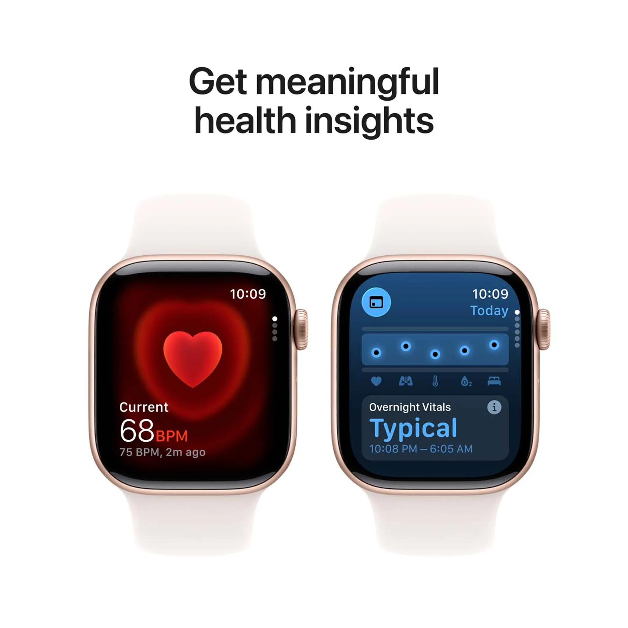 Apple Watch Series 11 GPS - 42mm Rose Gold Aluminium - Sport Band (S/M) image