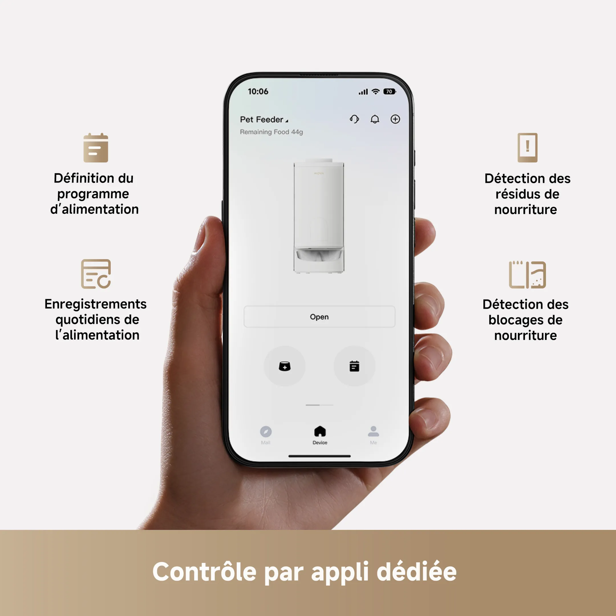 MOVA Distributeur de croquette PF10 Pro image