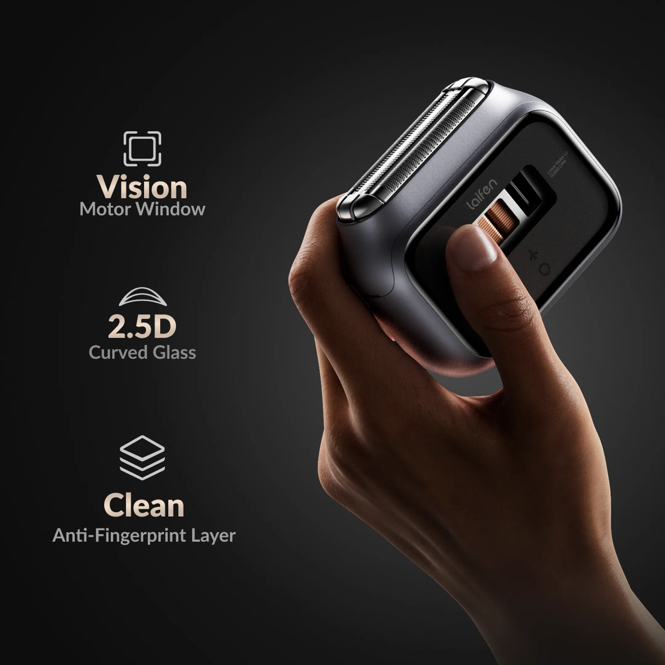 LAIFEN Rasoir électrique P3 Pro 3 Dark grey image