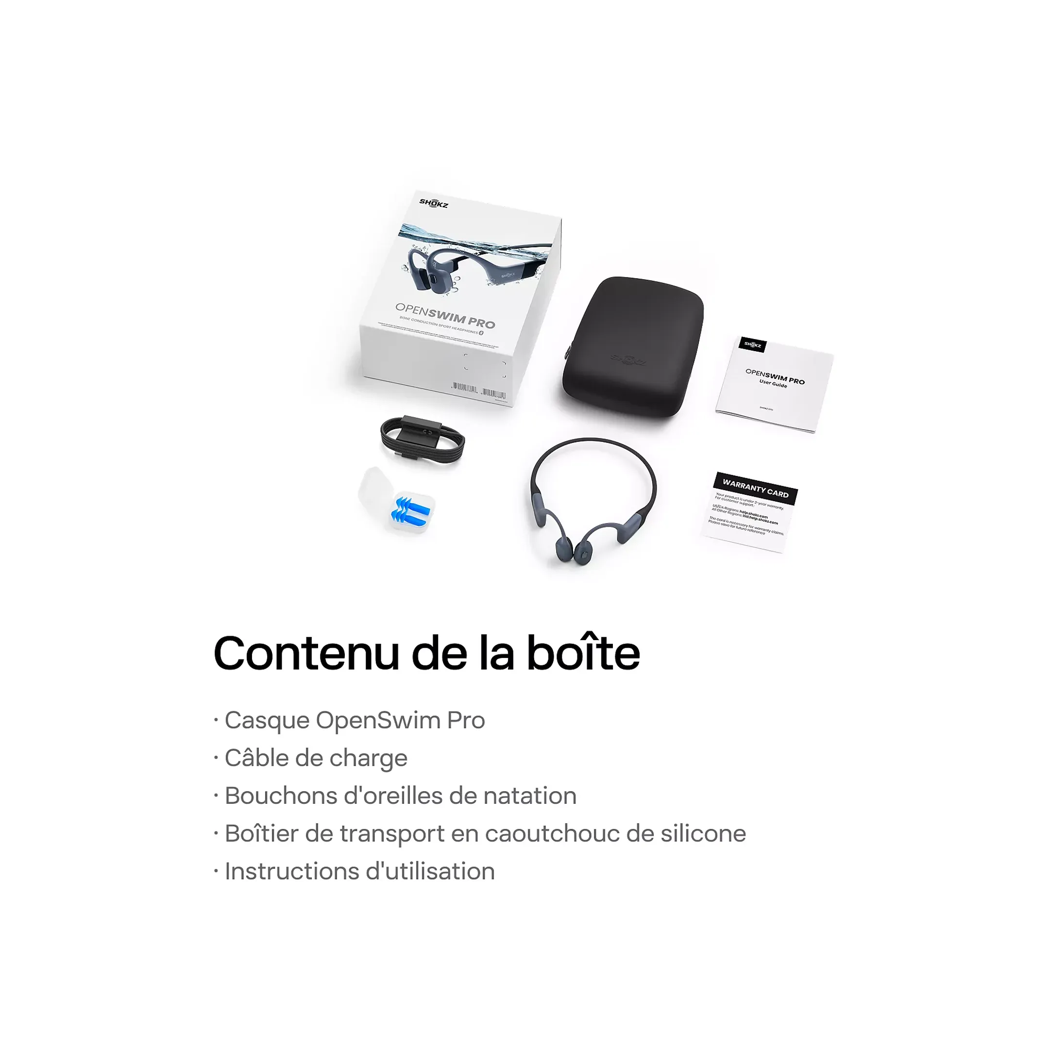 Shokz OpenSwim Pro sportoortjes - Grijs image