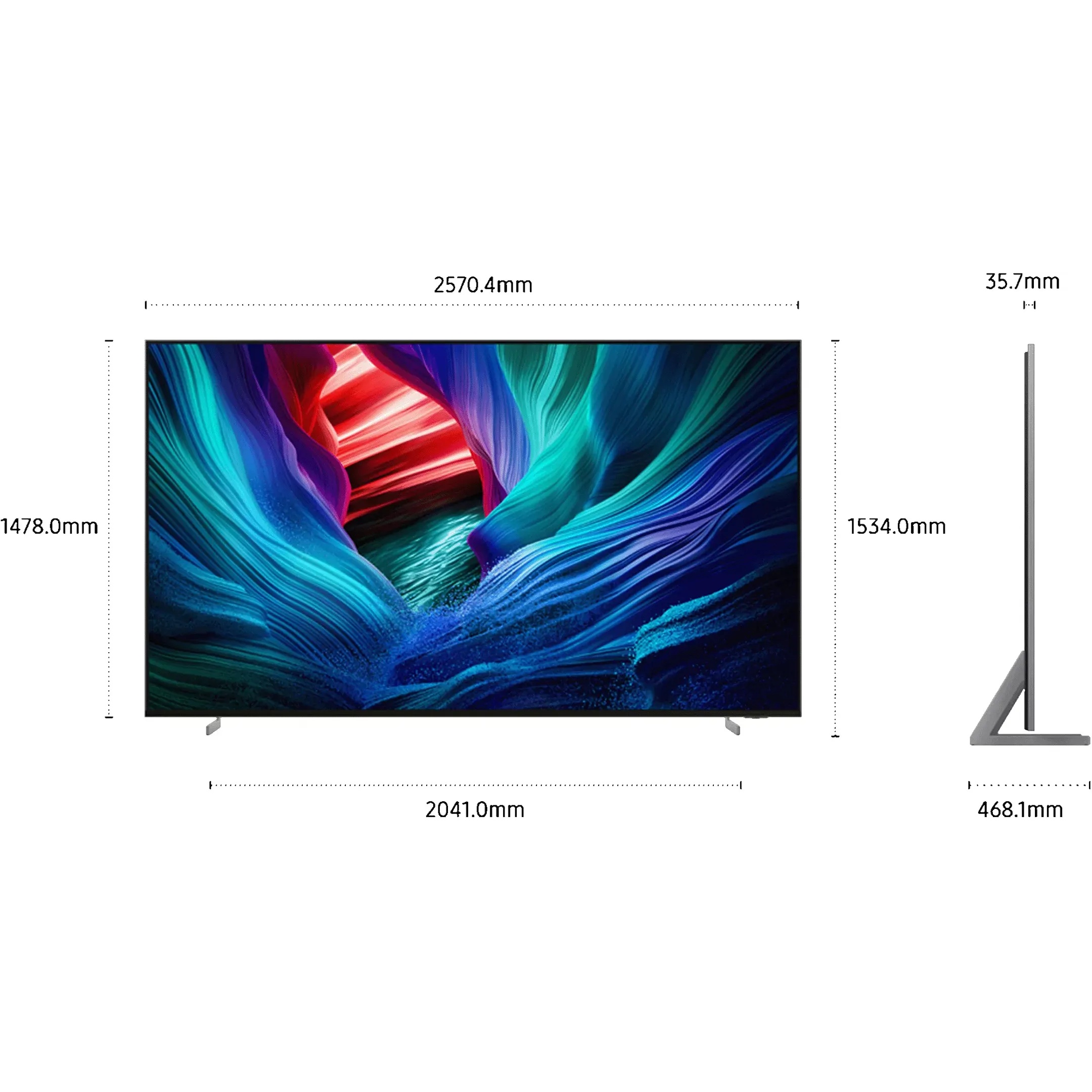 Samsung TV Micro RGB MR95F (2025) - 125 pouces image