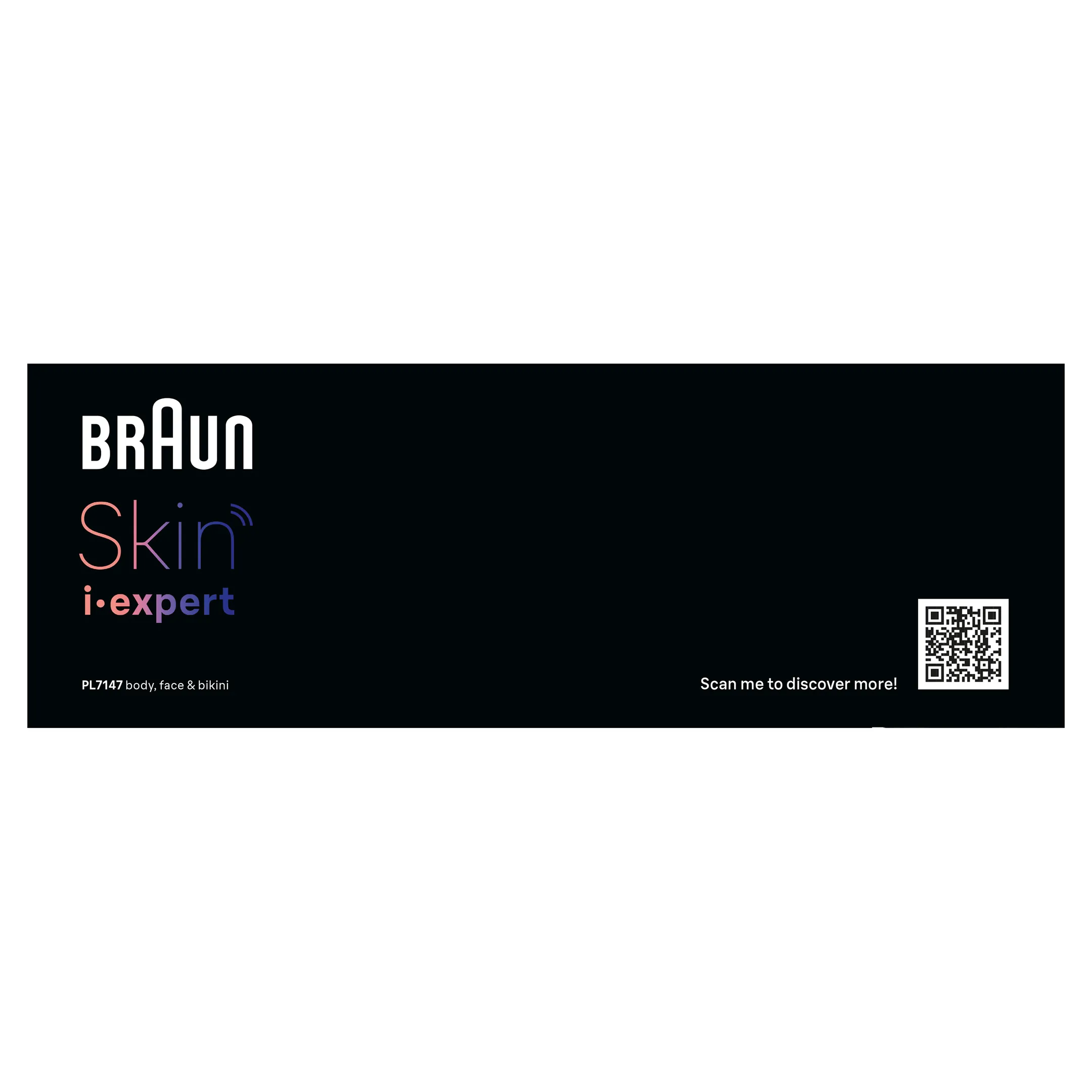Braun Épilateur À Lumière Pulsée Intelligent Skin i·expert, Pochette, Rasoir Venus, 2 Têtes, PL7147 image