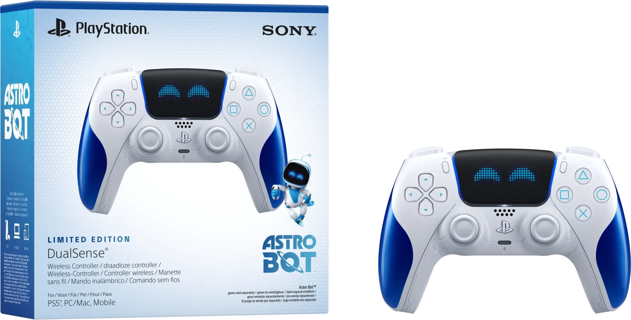 Sony PS5 DualSense draadloze controller - ASTRO BOT Joyful Limited Edition image