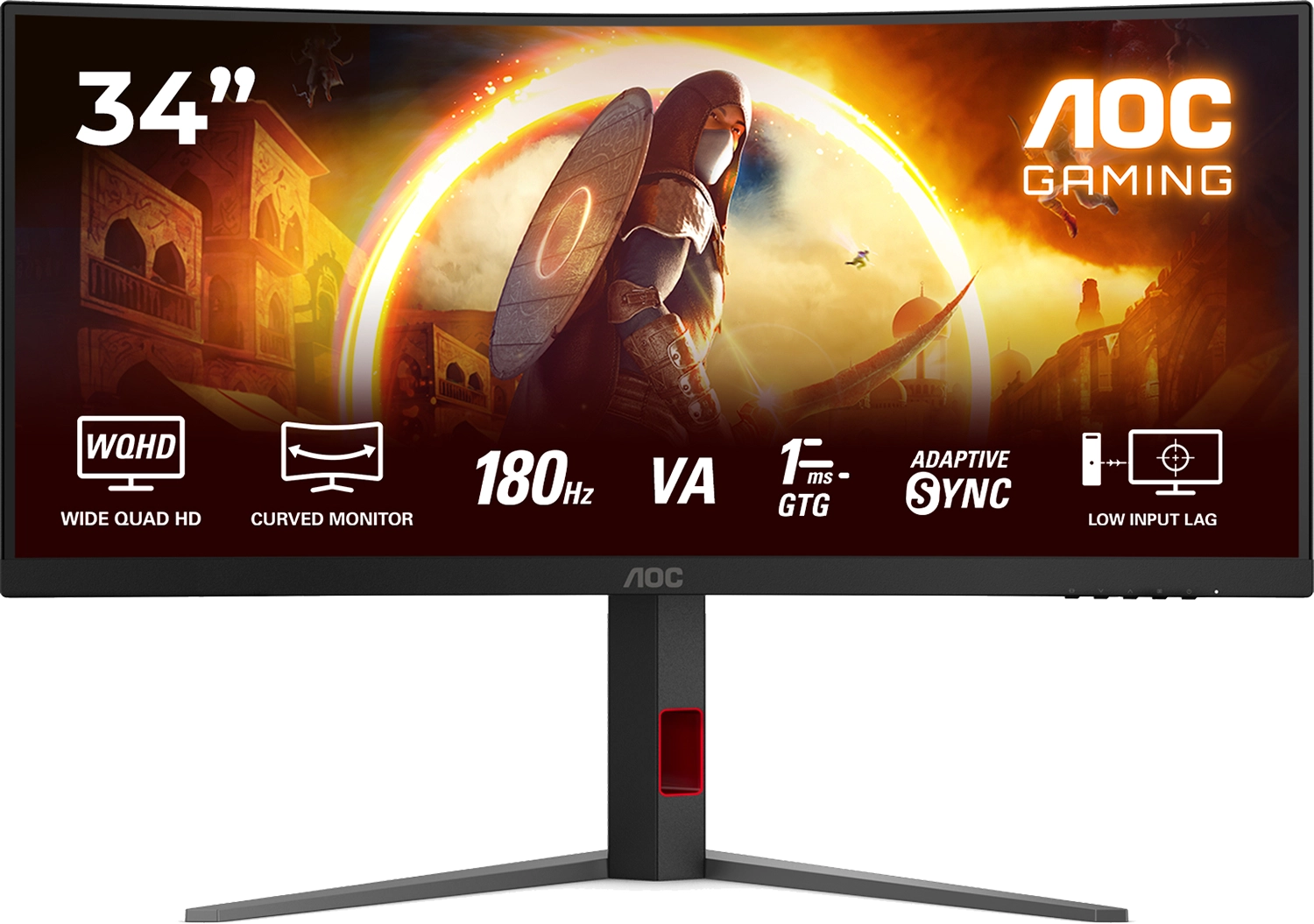 AOC CU34G4 Gaming UltraWide Curved - 34" UWQHD