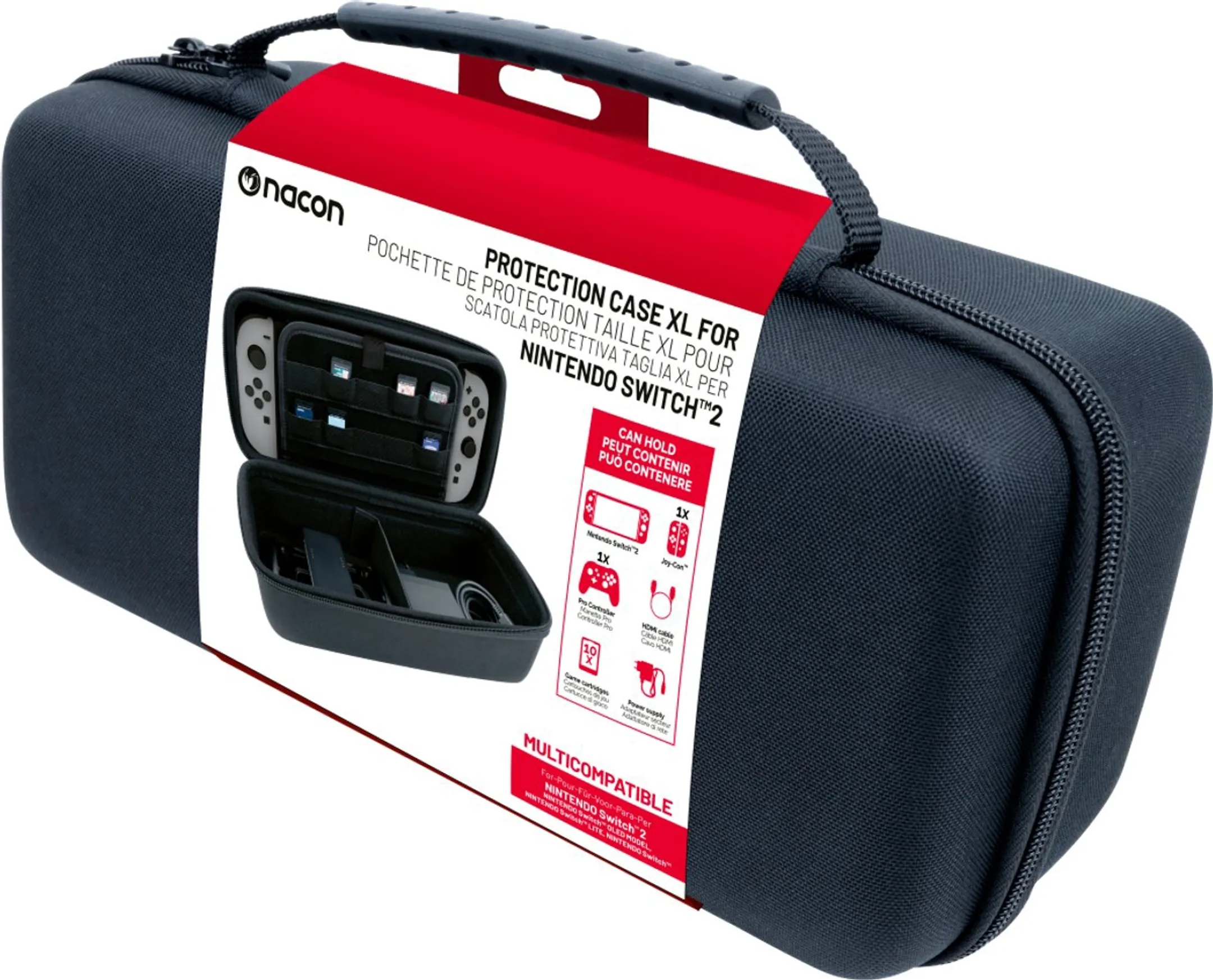 Nacon Zwarte Switch 2 XL-draagtas image