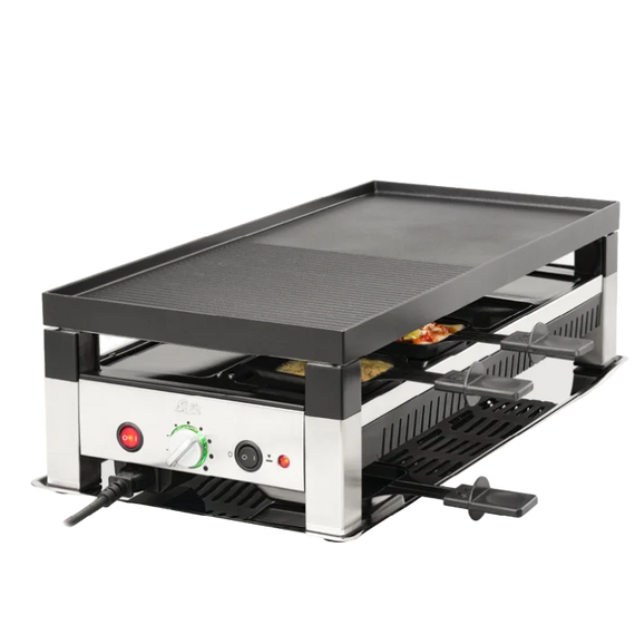 Raclette & Pizza Grill for 8