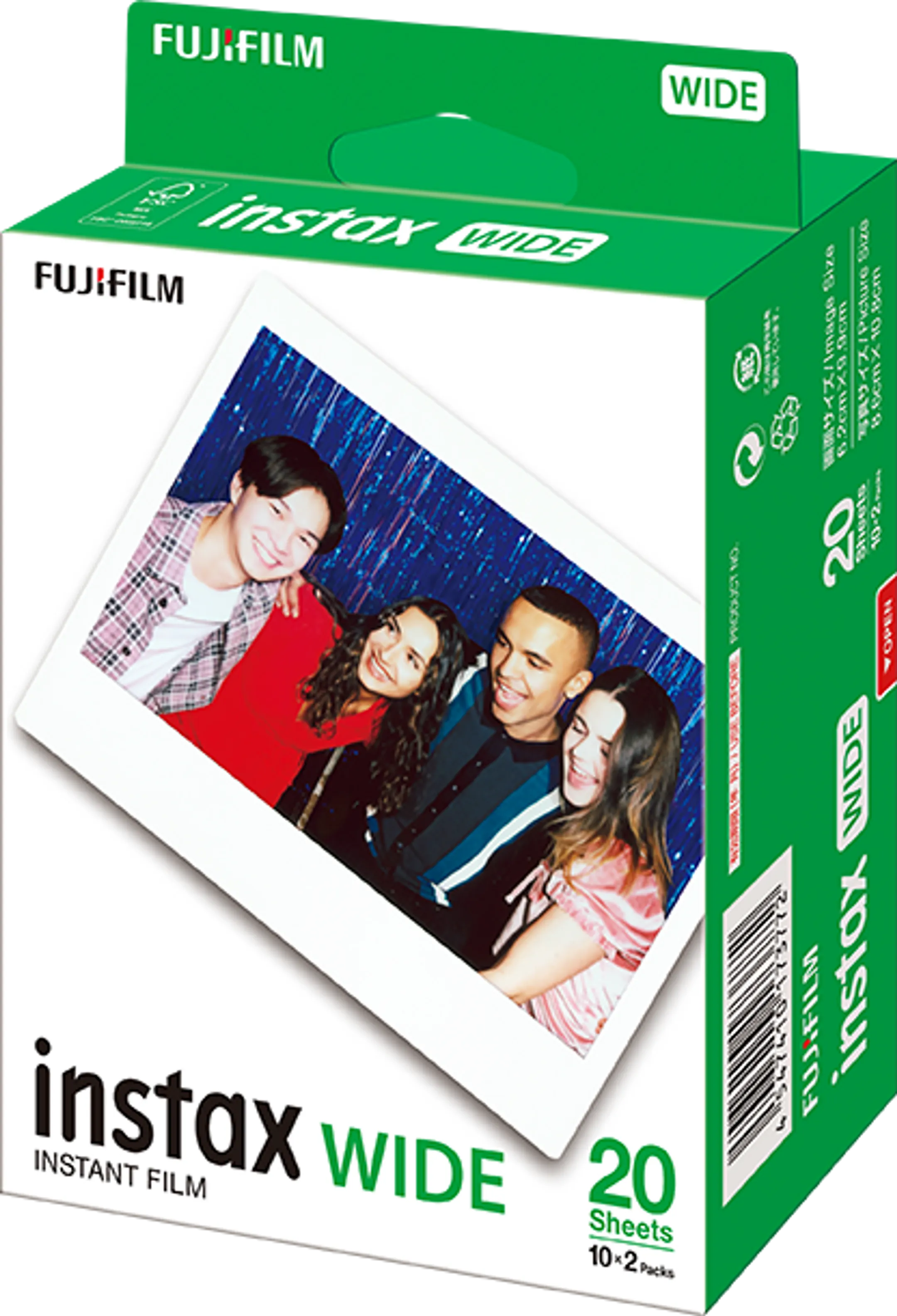instax™ WIDE film dubbelpak - 2 x 10 vellen