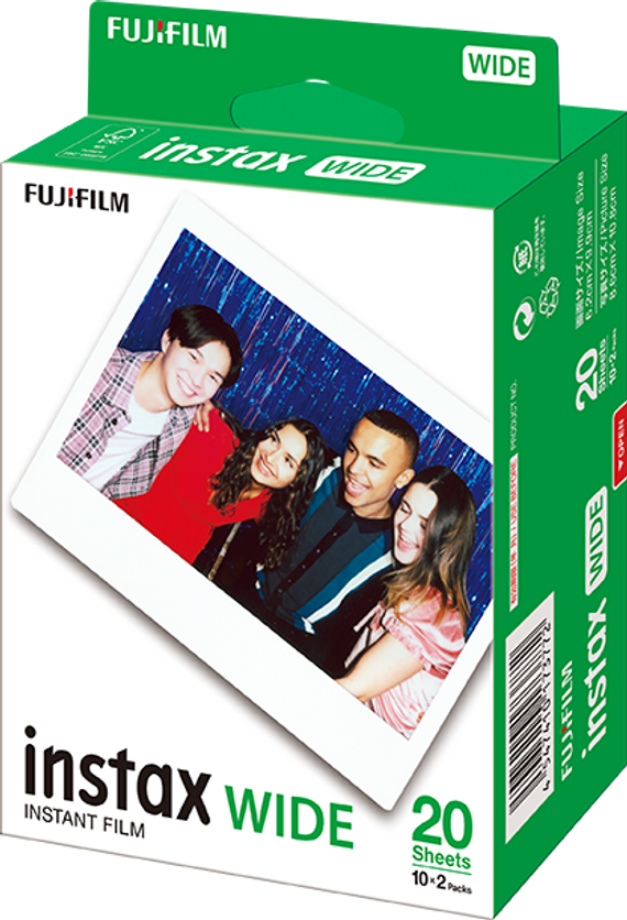 instax™ WIDE film dubbelpak - 2 x 10 vellen