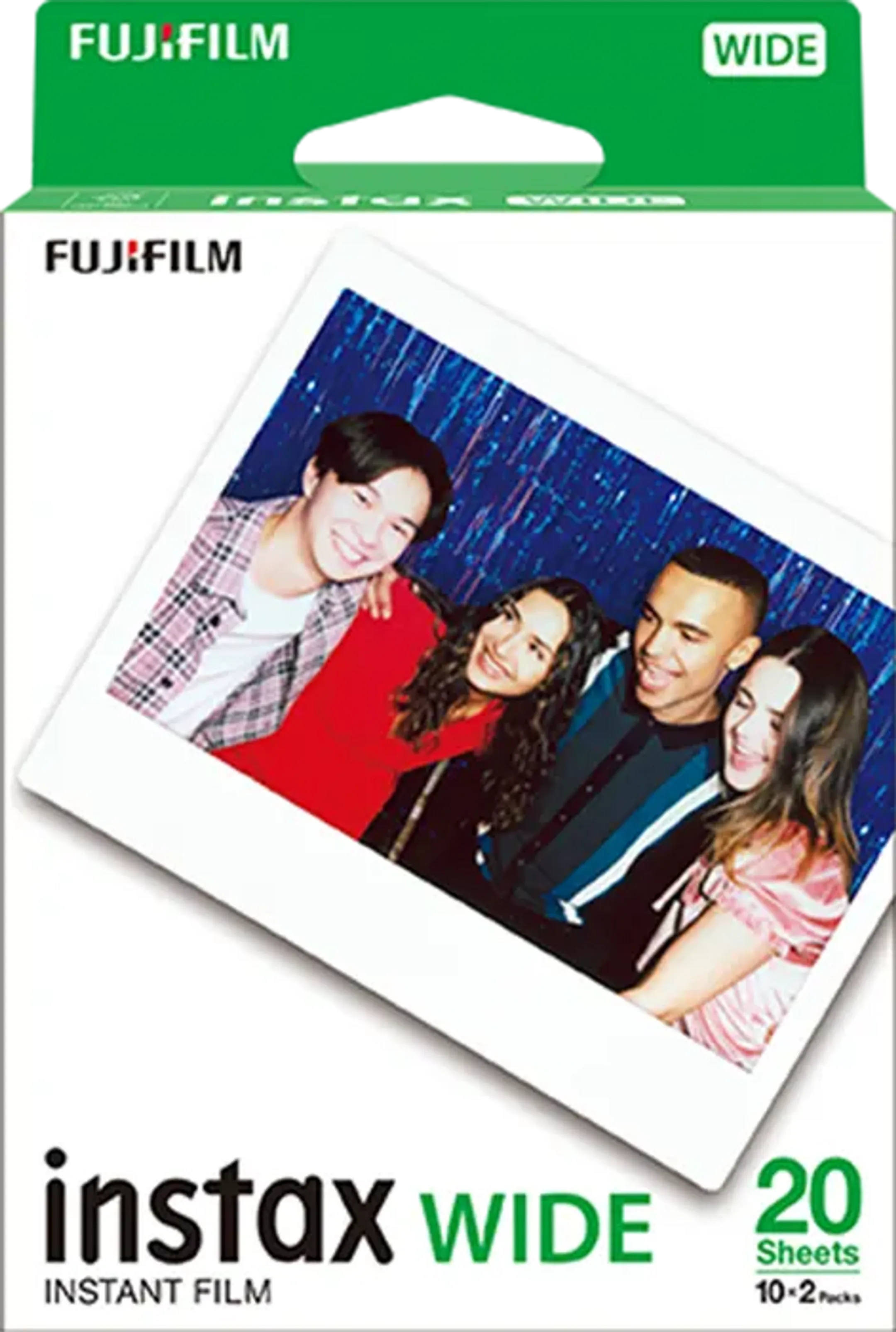 Fujifilm instax™ WIDE film dubbelpak - 2 x 10 vellen image