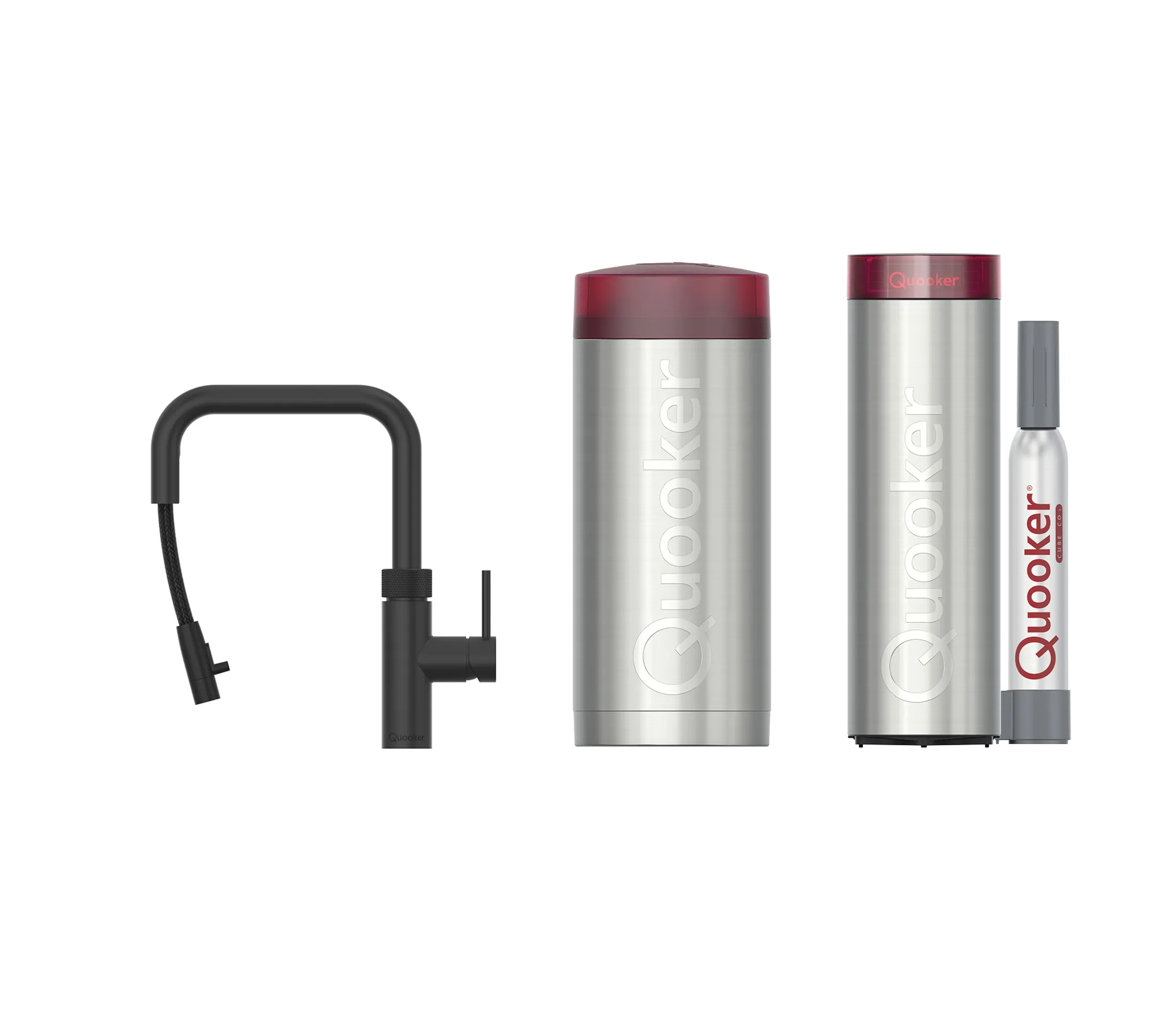 Flex square black + COMBI+ + CUBE