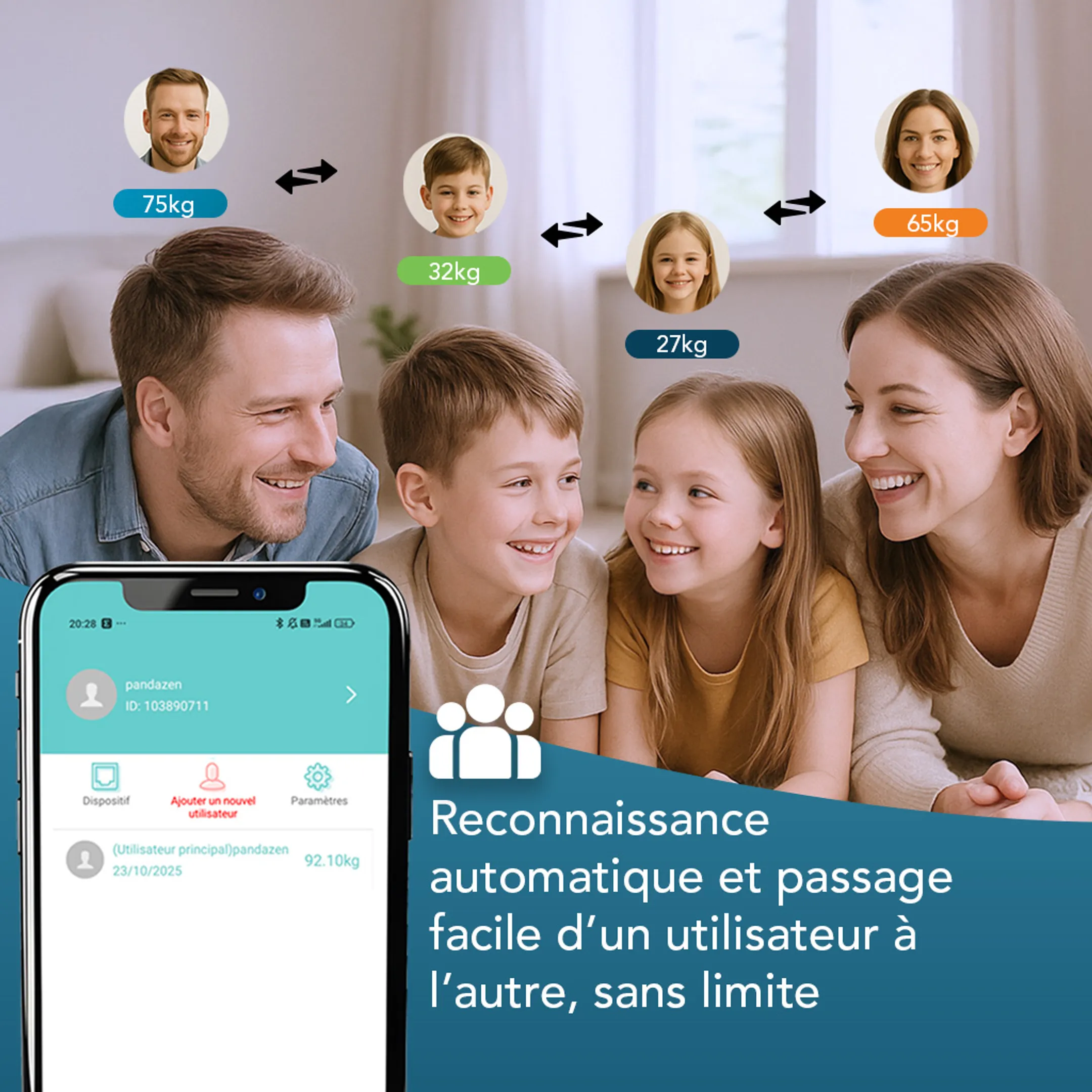 HAEPI Pèse-personne HI-ANNA-GR image