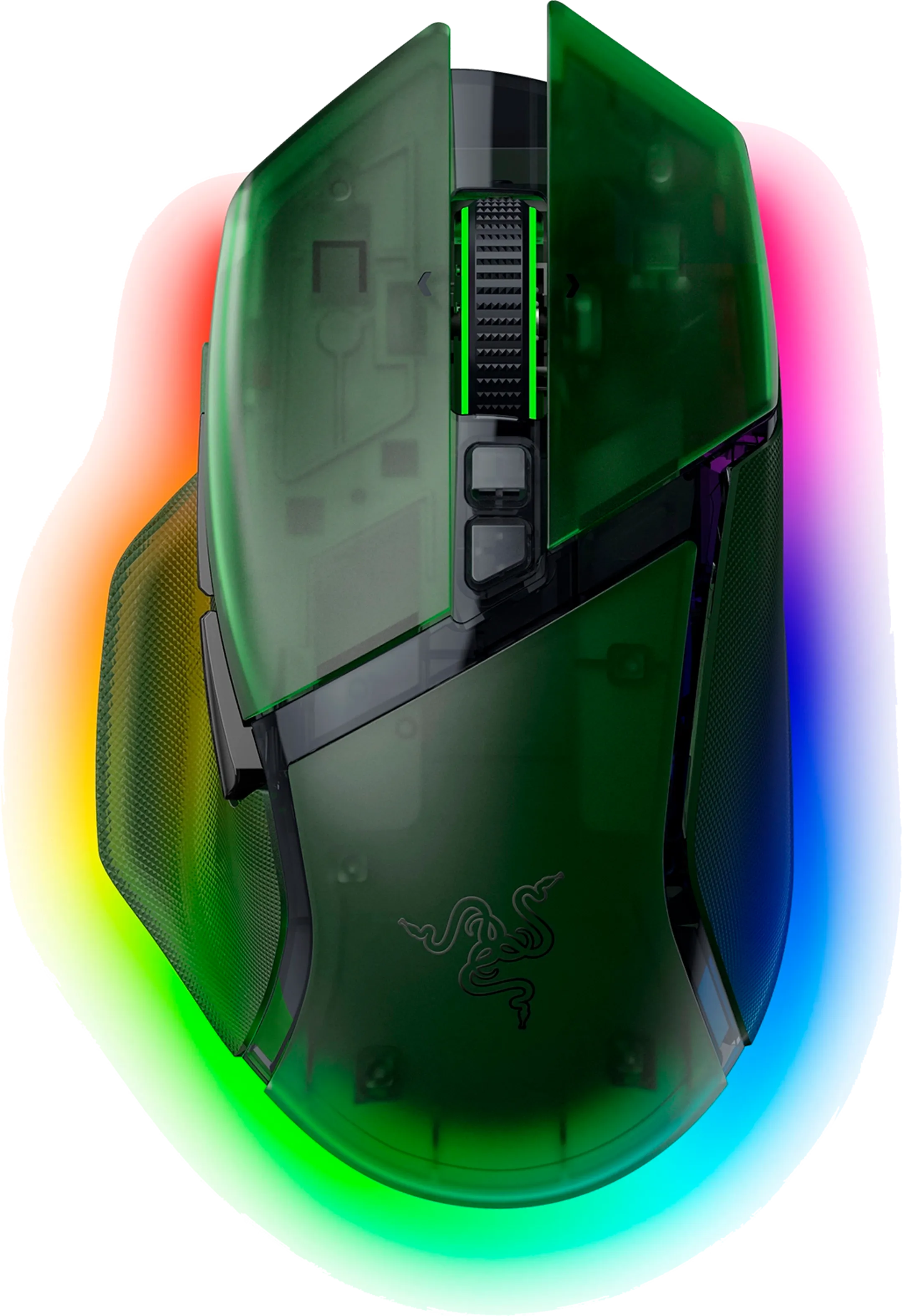 Basilisk V3 Pro 35K ergonomische draadloze gamingmuis - Phantom Green Edition