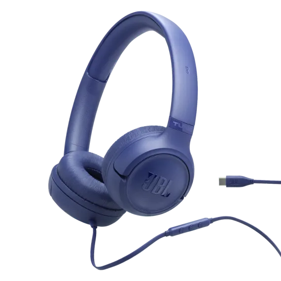 Tune 530C USB-C koptelefoon - Blauw
