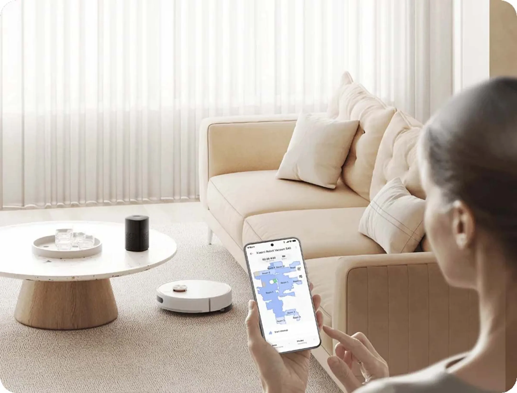 Xiaomi Aspirateur robot 2en1 S40 image