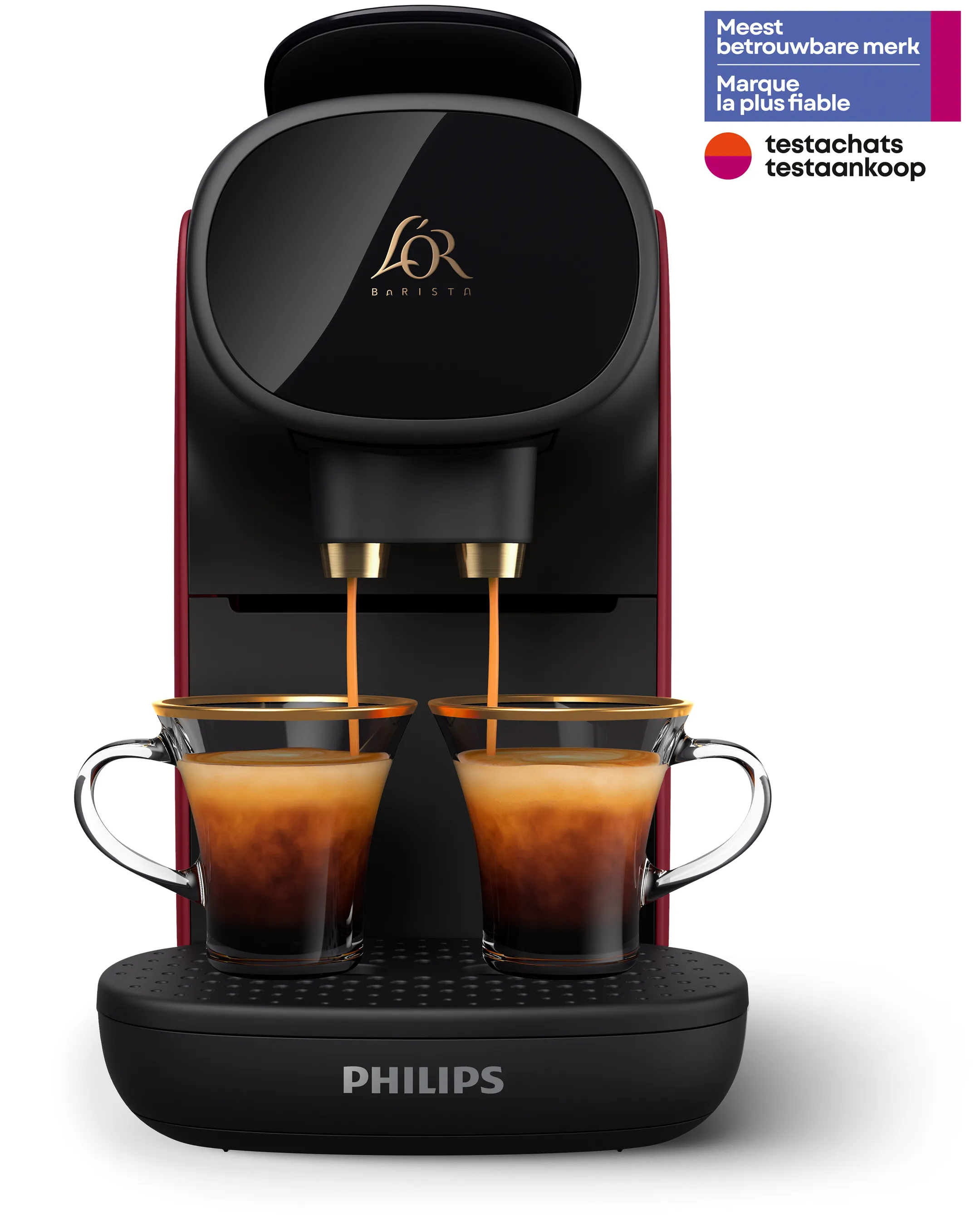 Philips L'OR Barista Sublime LM9012/50 - Rood image