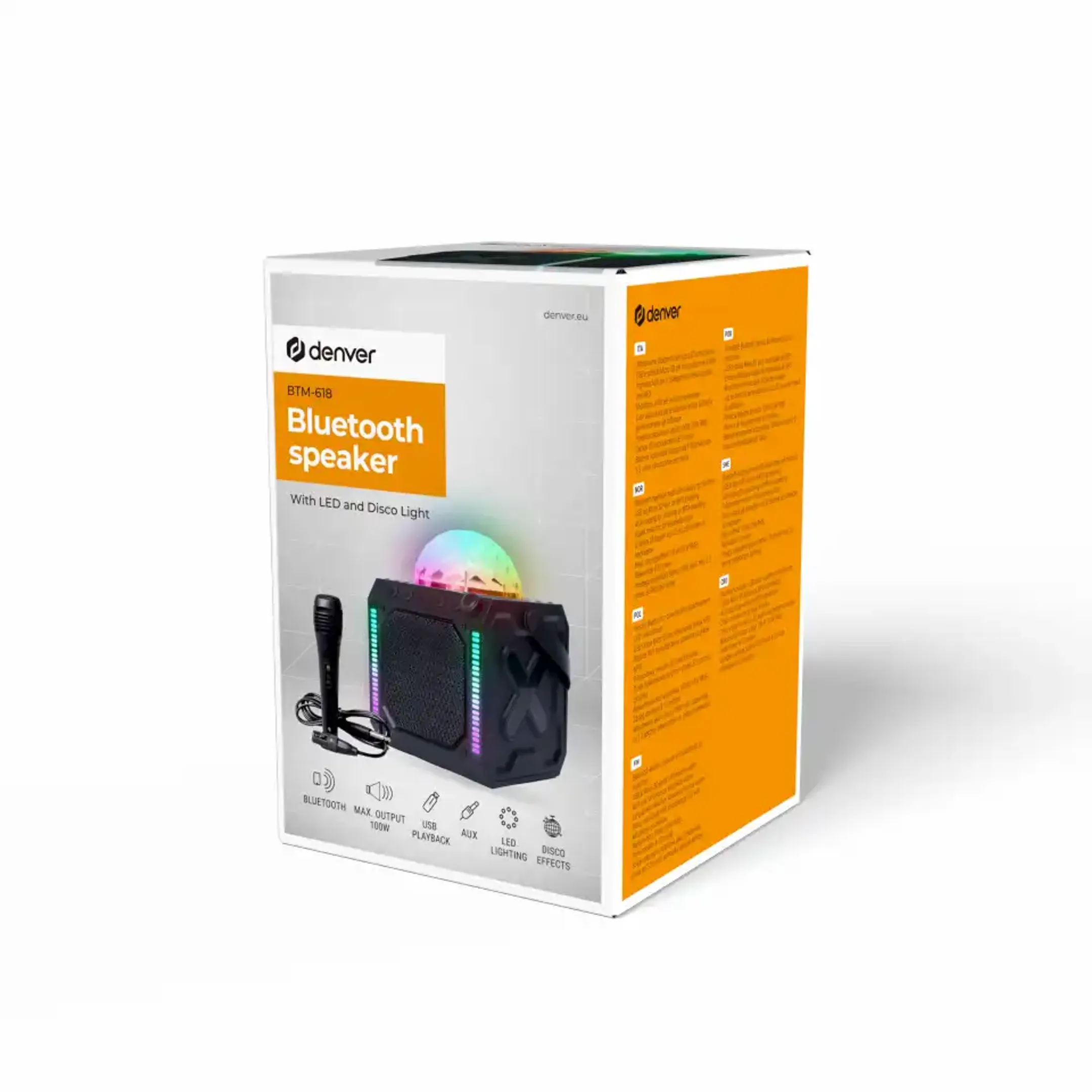 Denver BTM-618 party speaker - Zwart image