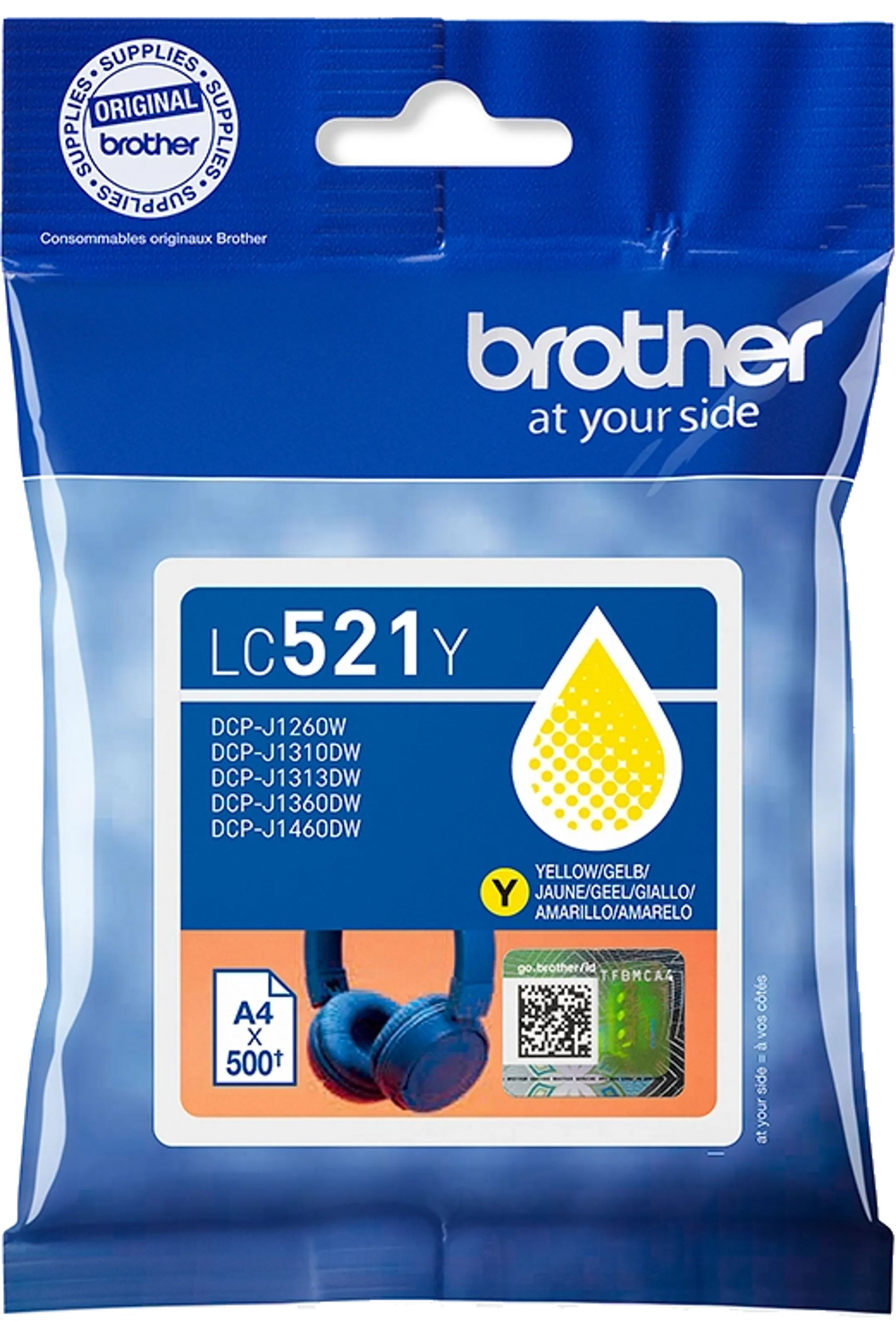 Inktpatroon LC-521Y - Geel