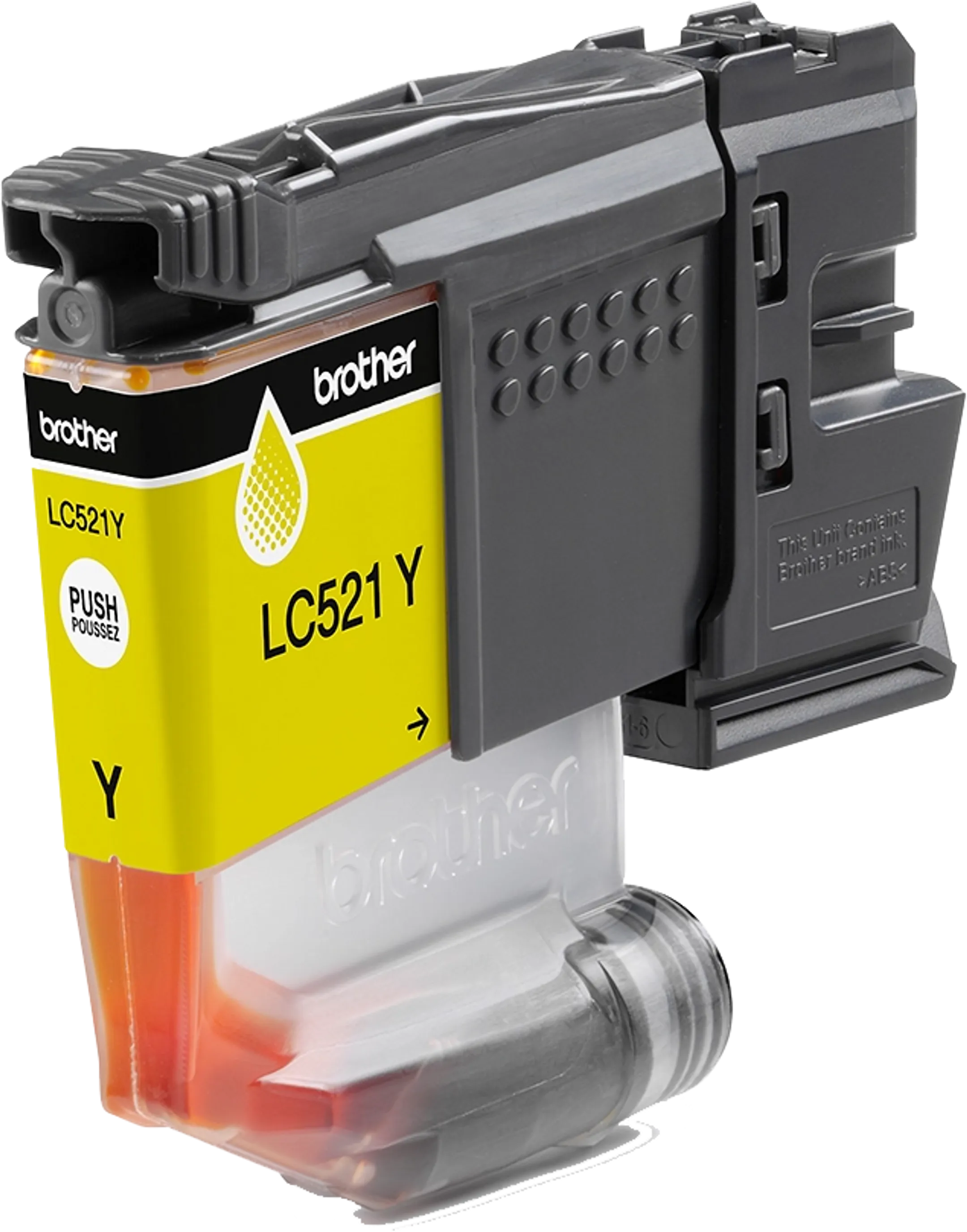 Brother Inktpatroon LC-521Y - Geel image