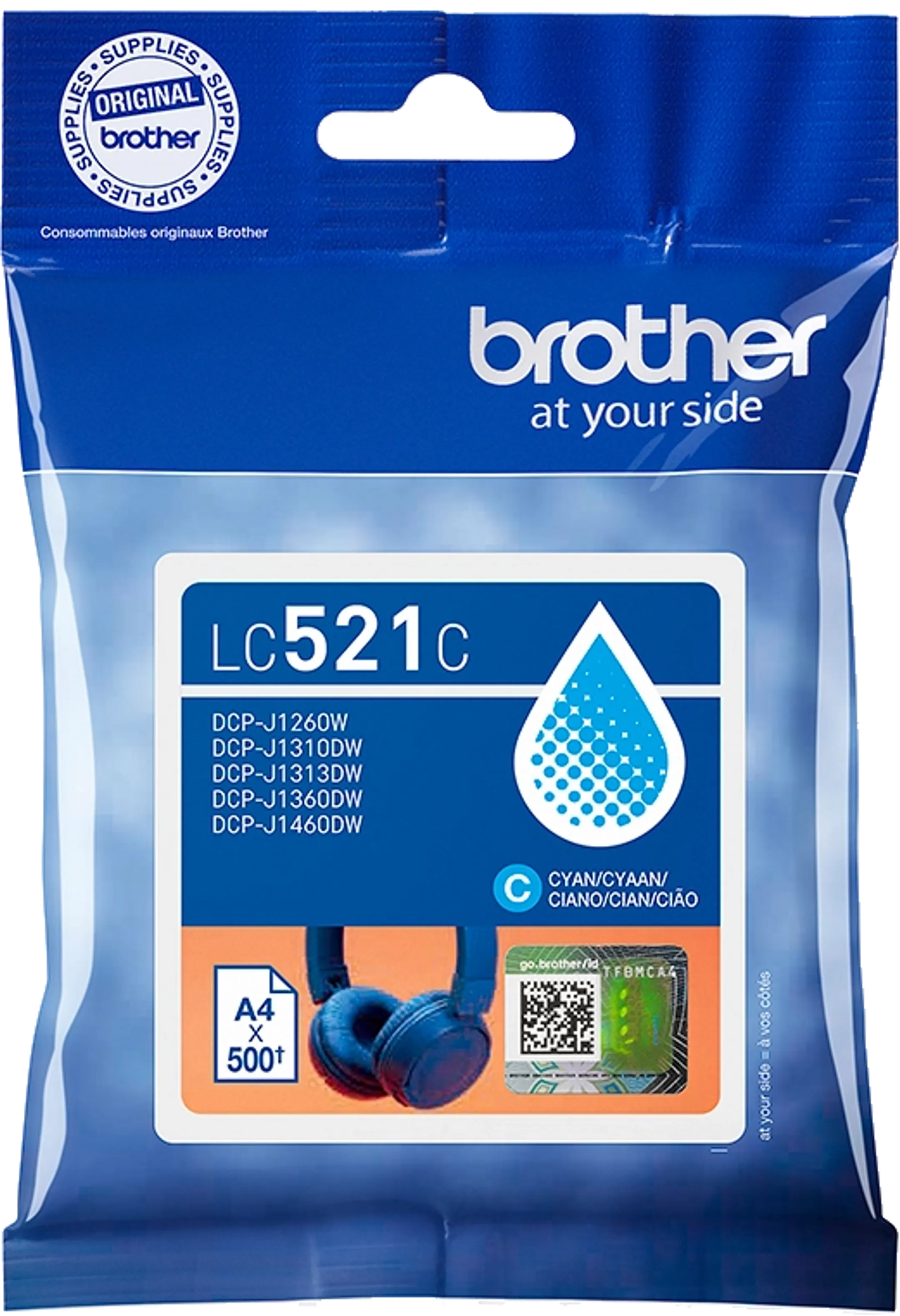 Inktpatroon LC-521C - Cyaan