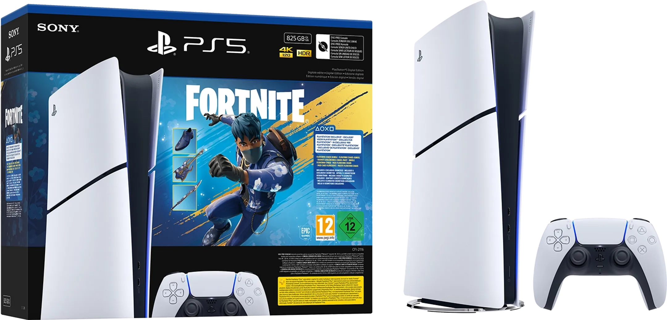 PlayStation 5 Digital Edition - Fortnite Flowering Chaos Bundle