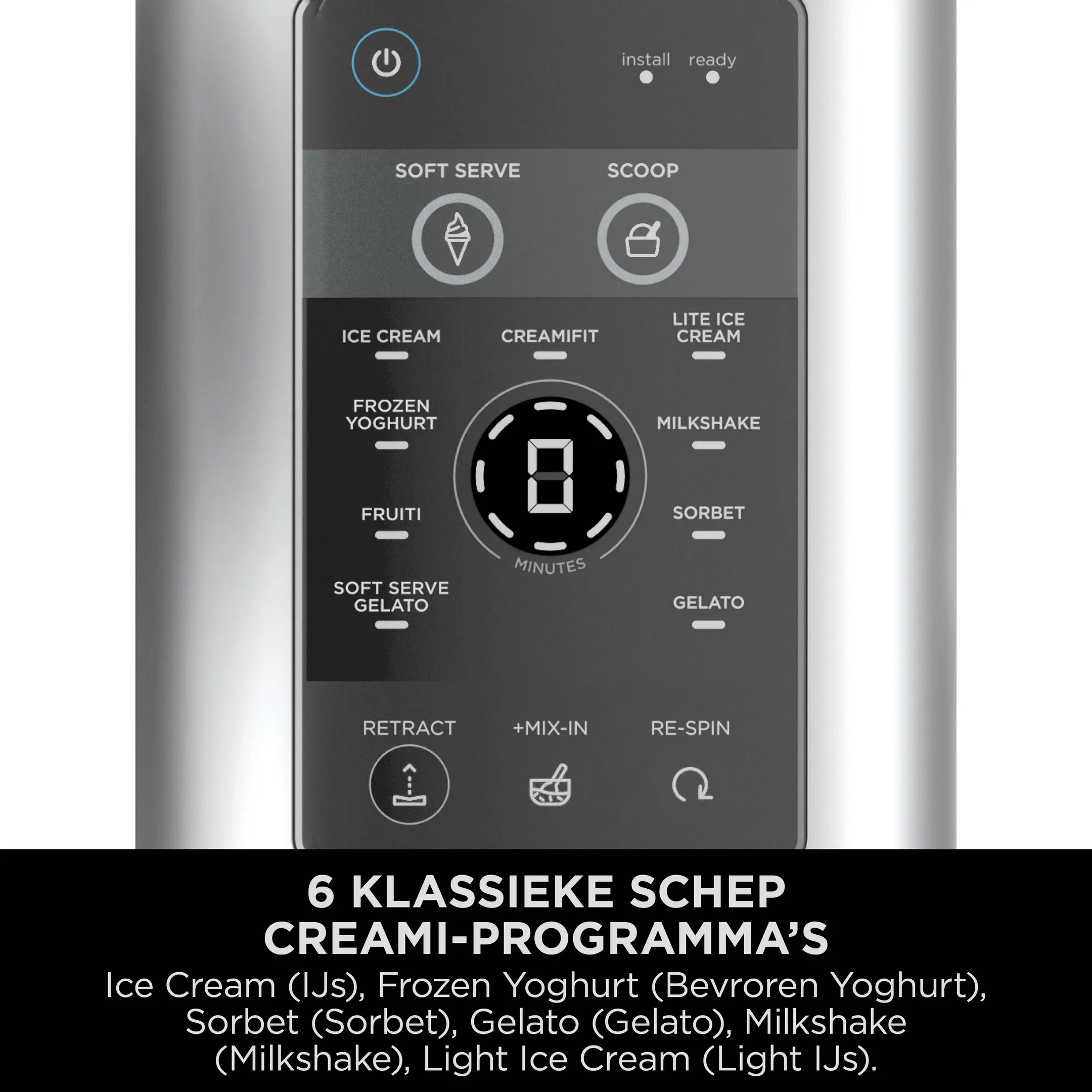 Ninja Softijs- en schepijsmachine Creami SPIN - NC701BU image