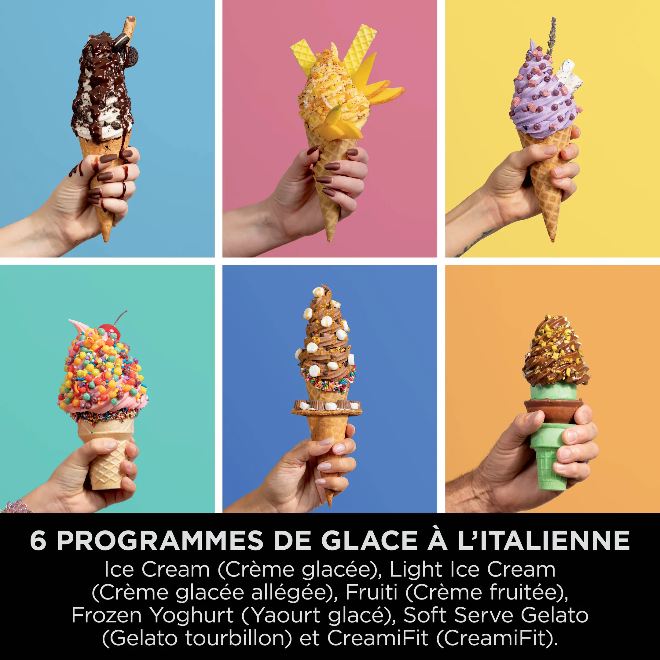 Ninja Machine à glace italienne et sorbetière Creami SPIN - NC701BU image